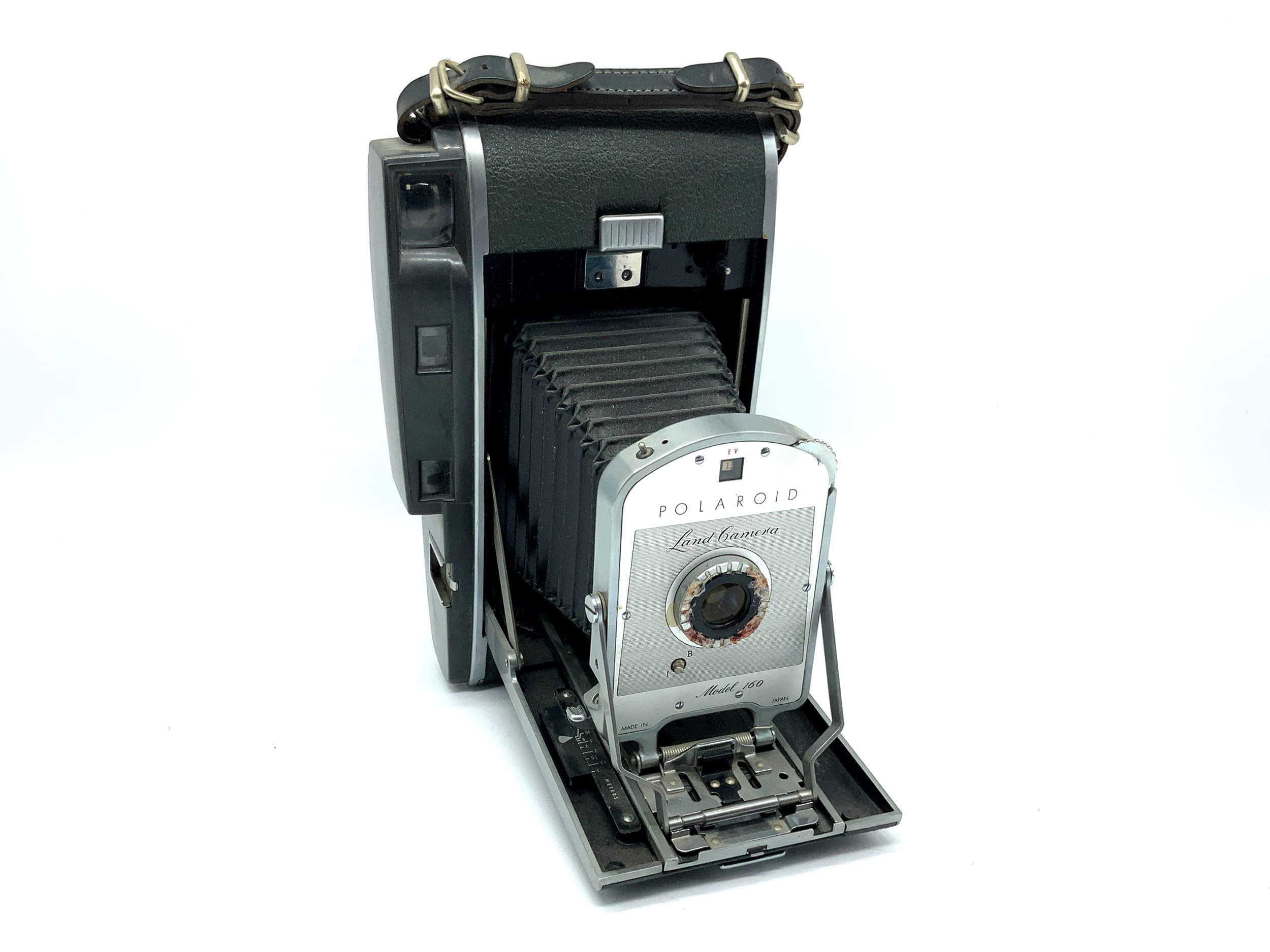 Polaroid Land Camera Model 160 Sofortbildkamera Kratzer auf dem Objektiv