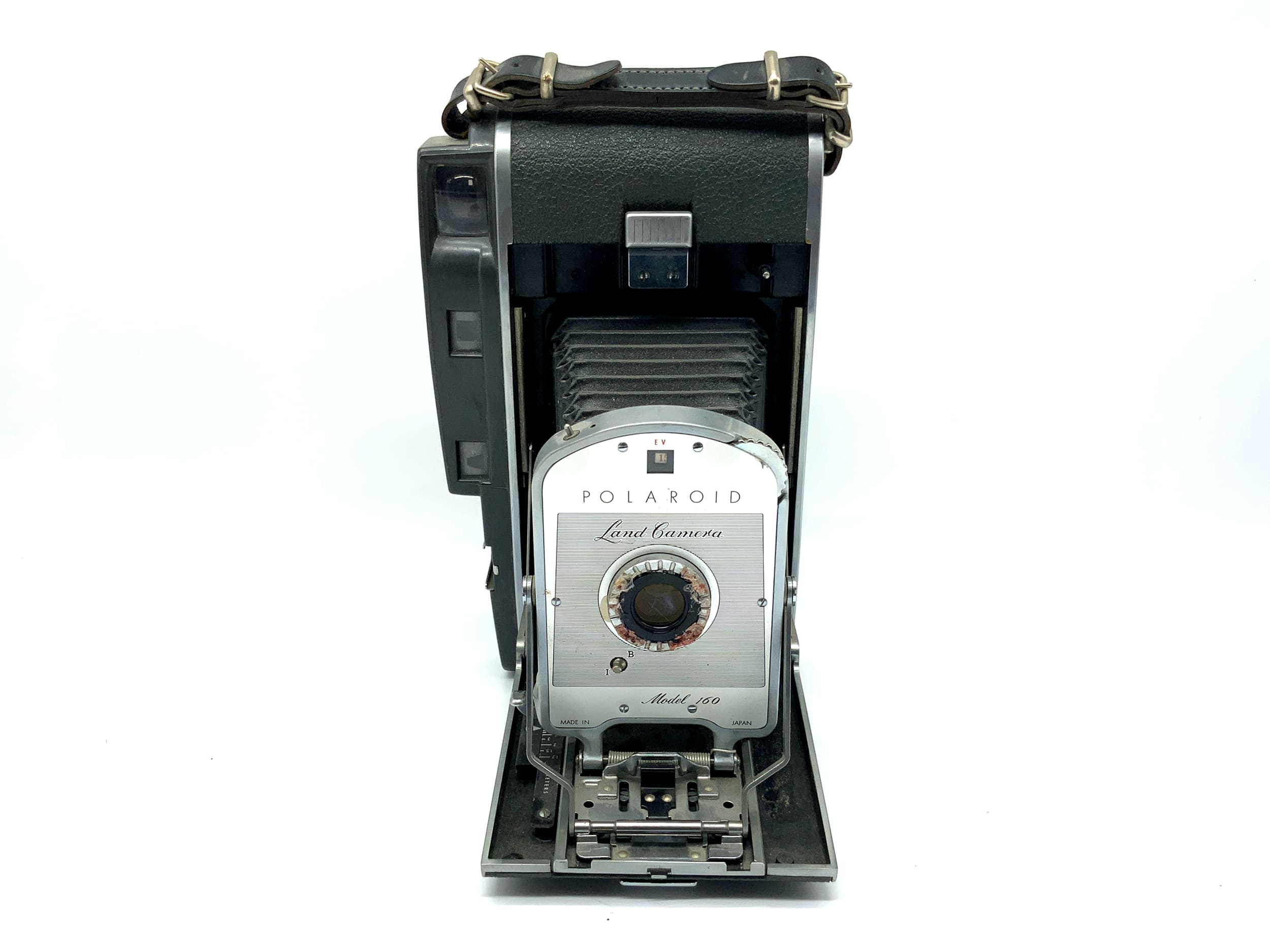 Polaroid Land Camera Model 160 Sofortbildkamera Kratzer auf dem Objektiv
