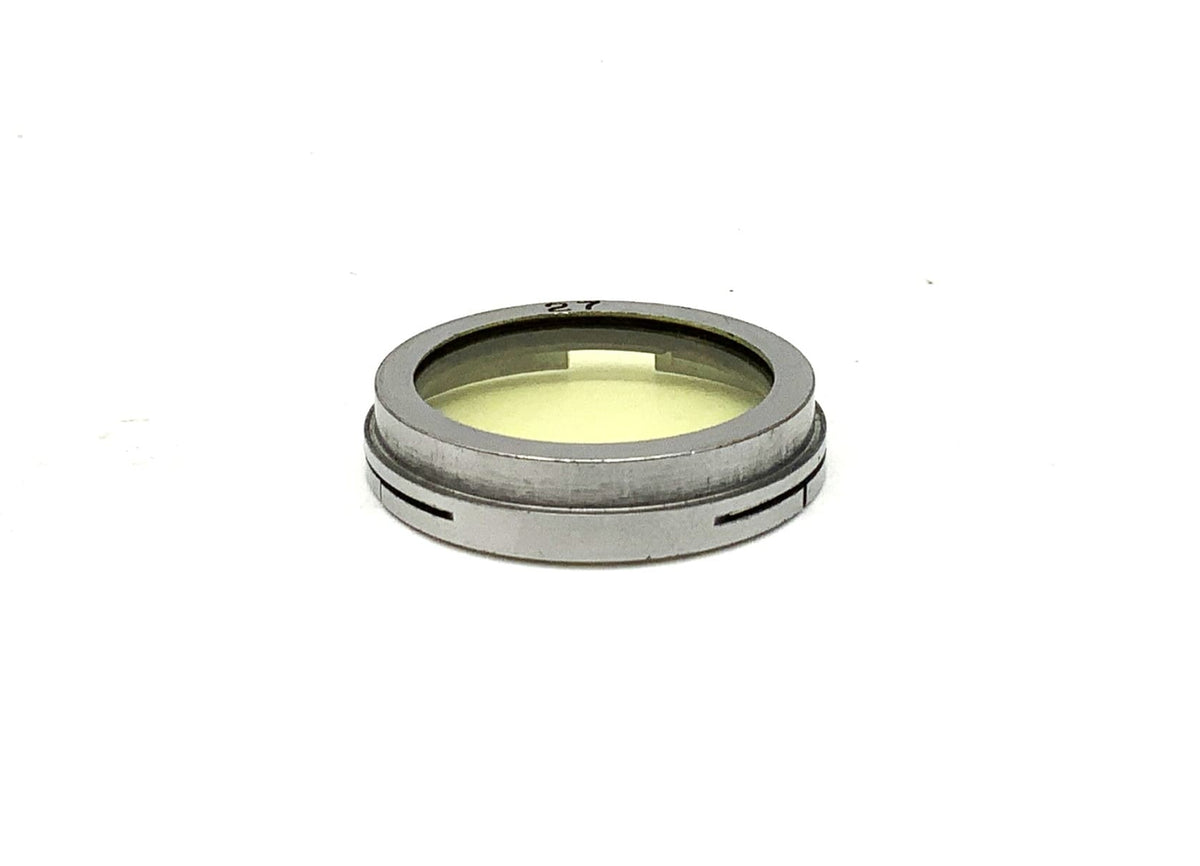Farbfilter gelb/yellow Steckfilter Slip On Filter 27mm Kreisförmig Filtergewinde