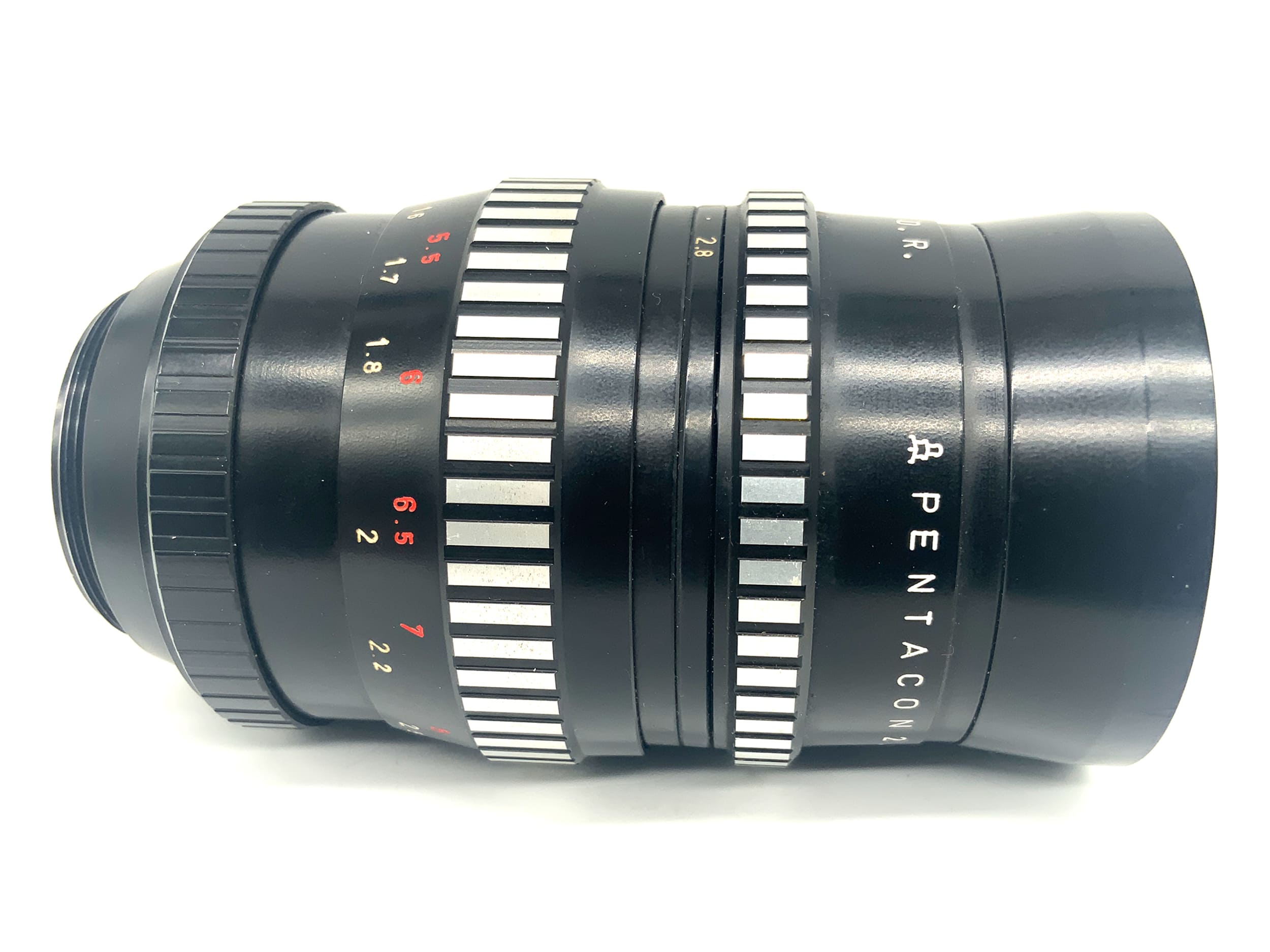 Pentacon 135mm 1:2.8 Objektiv 15 Blades Zebra Festbrennweite (M42)