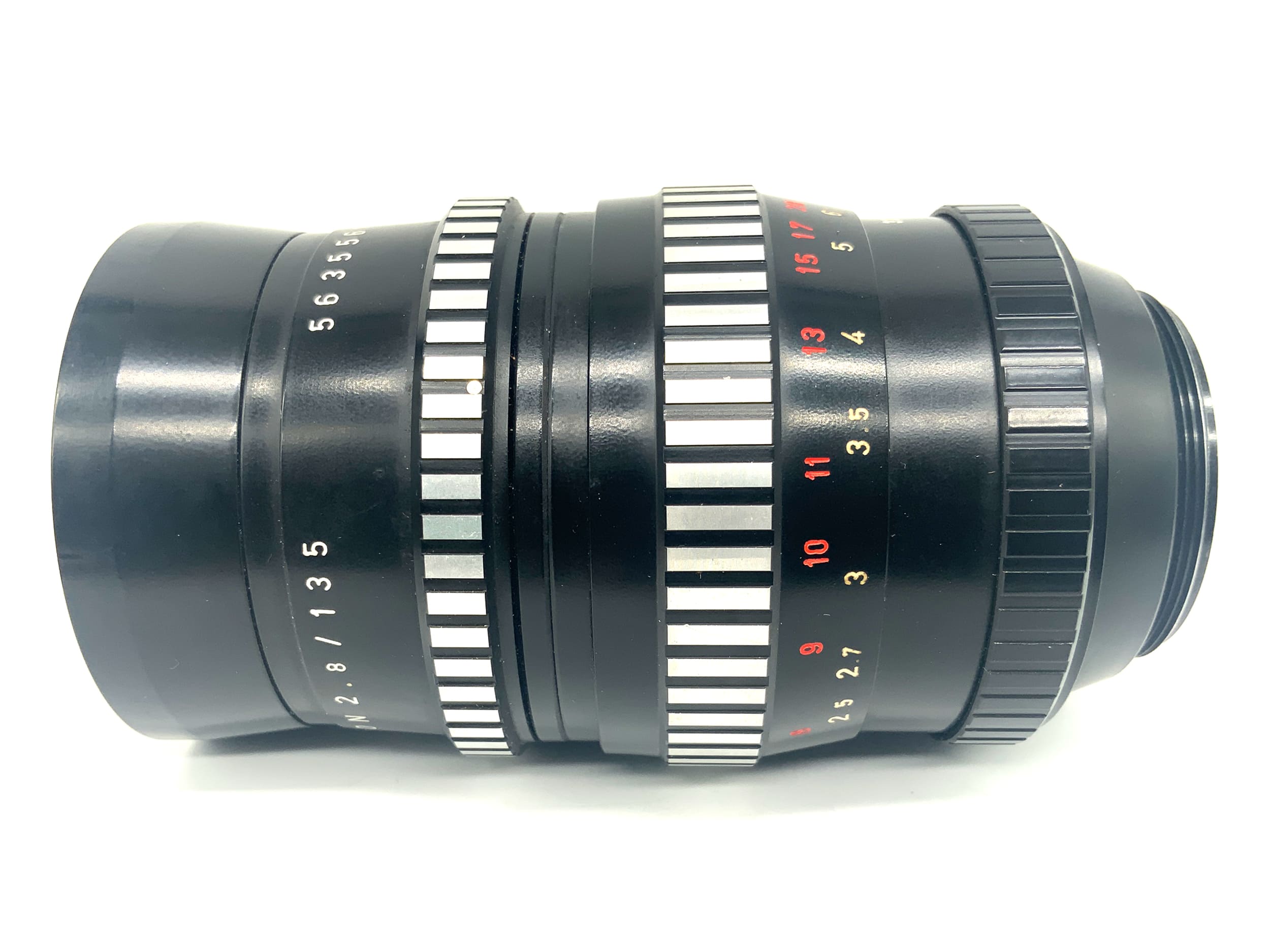 Pentacon 135mm 1:2.8 Objektiv 15 Blades Zebra Festbrennweite (M42)