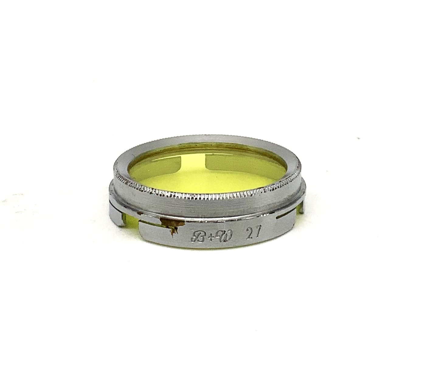 B+W color filter yellow/yellow plug-in filter slip-on filter 27mm filter thread