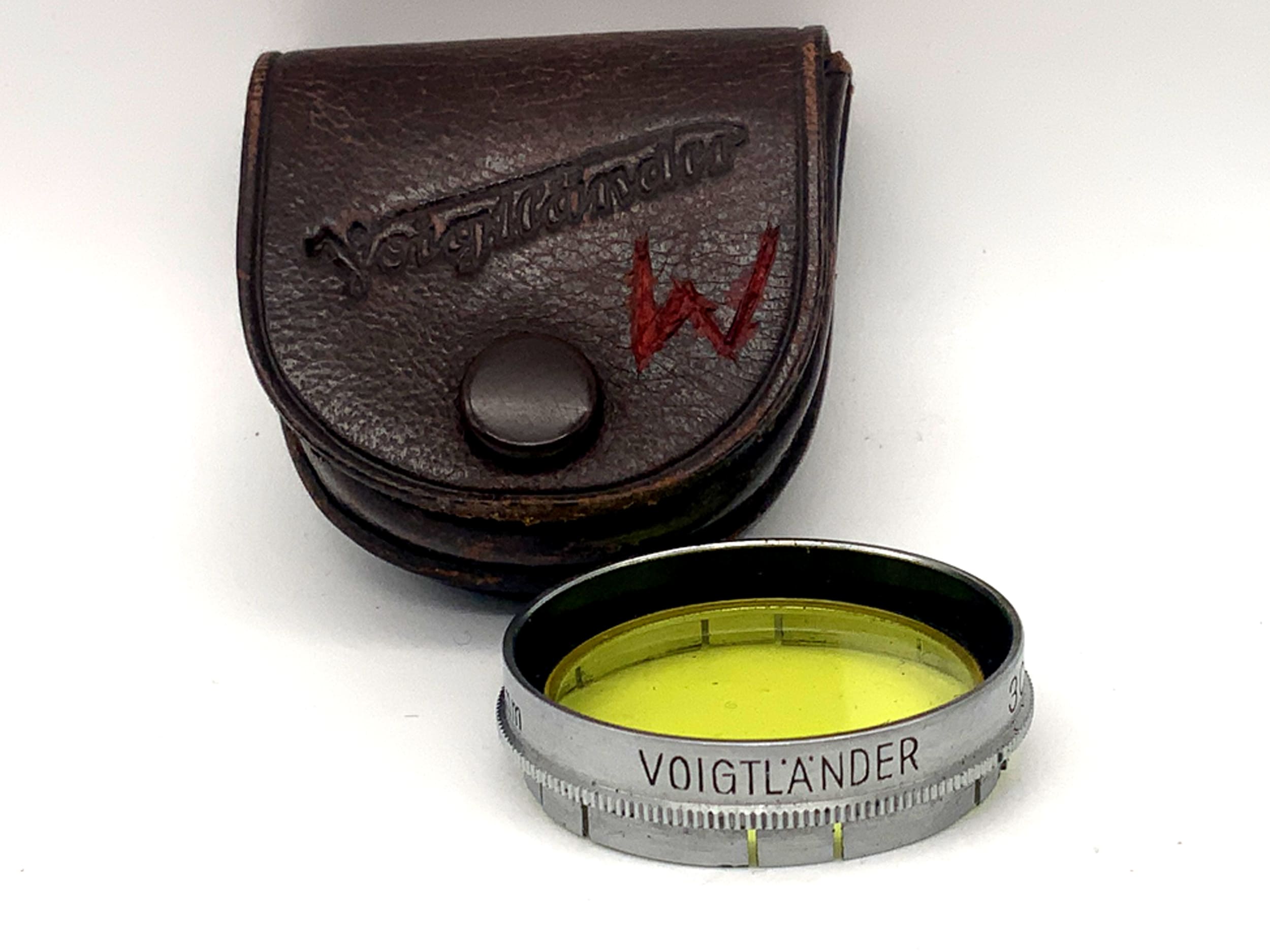 Voigtländer Farbfilter 301/29 G1 Gelb Yellow Steckfilter Slip On Filter 29mm M29