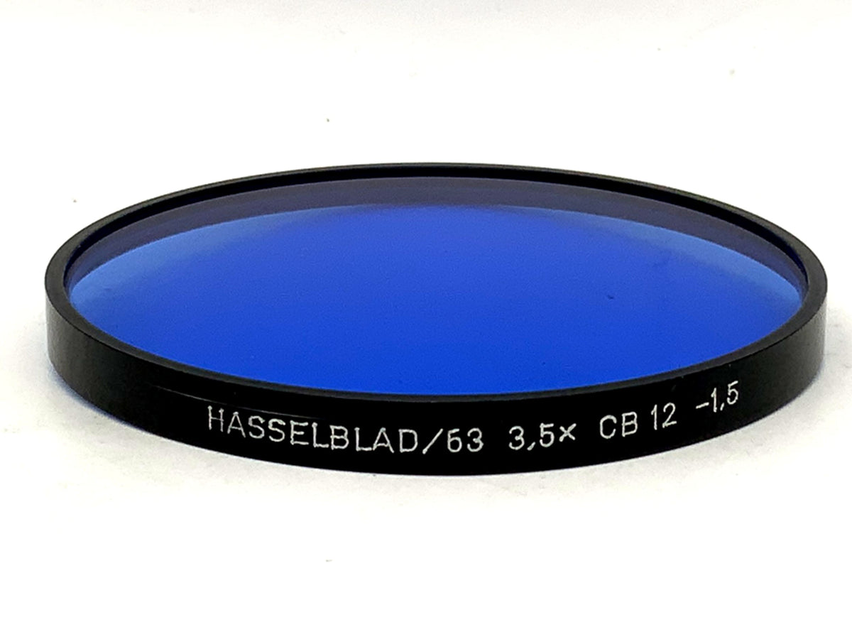 Hasselblad Farbfilter blau/blue 3,5x CB12 -1.5 Einlegefilter Filter 63mm