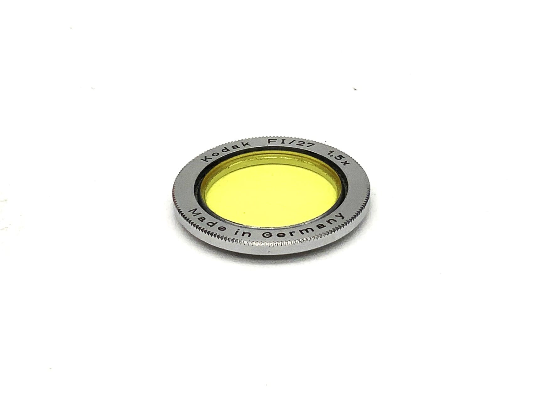 Filtre couleur Kodak FI/27 jaune 1,5x, filetage circulaire de 27 mm