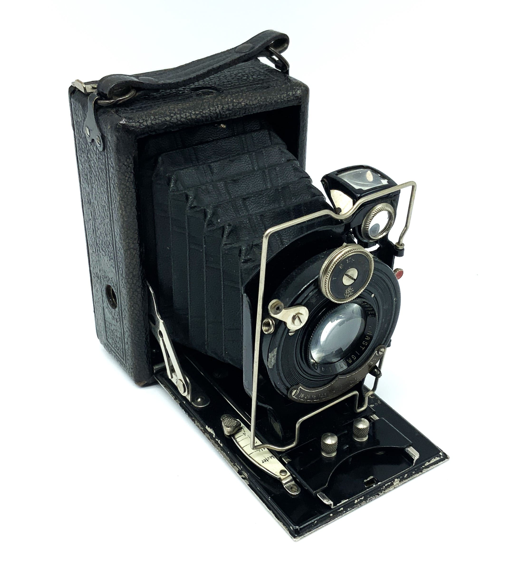 Foth Plattenkamera mit Doppel Anstigmat 105mm 1:4,5 Analogkamera