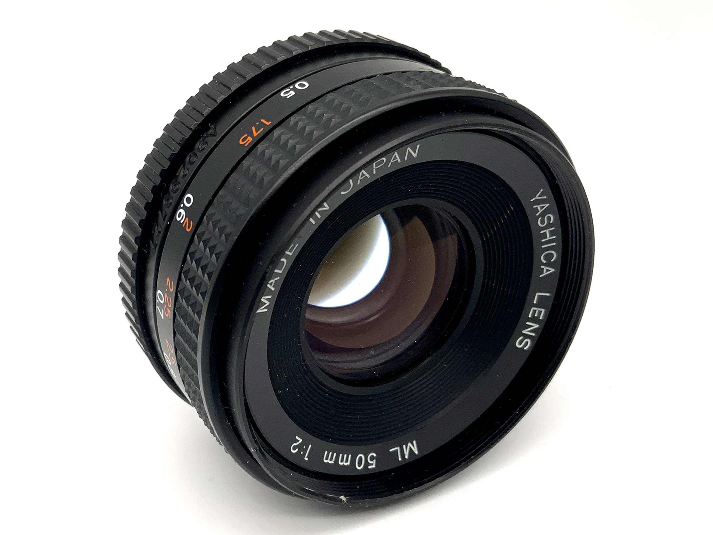 Yashica ML 50mm 1:2 Objektiv Festbrennweite (Yashica / Contax) Nebel!