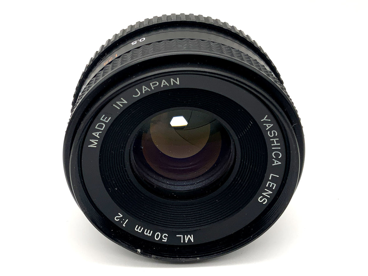 Yashica ML 50mm 1:2 Objektiv Festbrennweite (Yashica / Contax) Nebel!