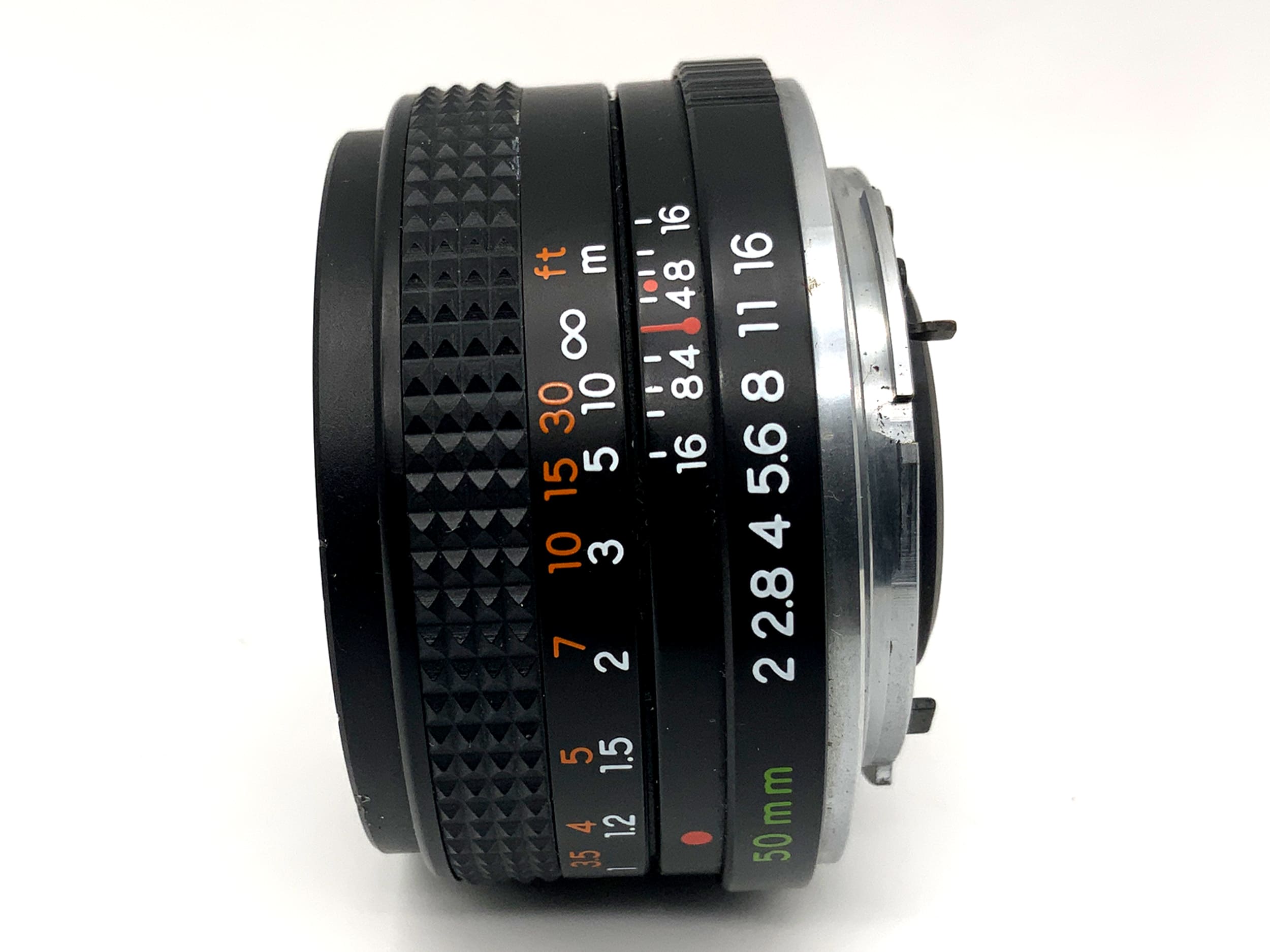 Yashica ML 50mm 1:2 Objektiv Festbrennweite (Yashica / Contax) Nebel!
