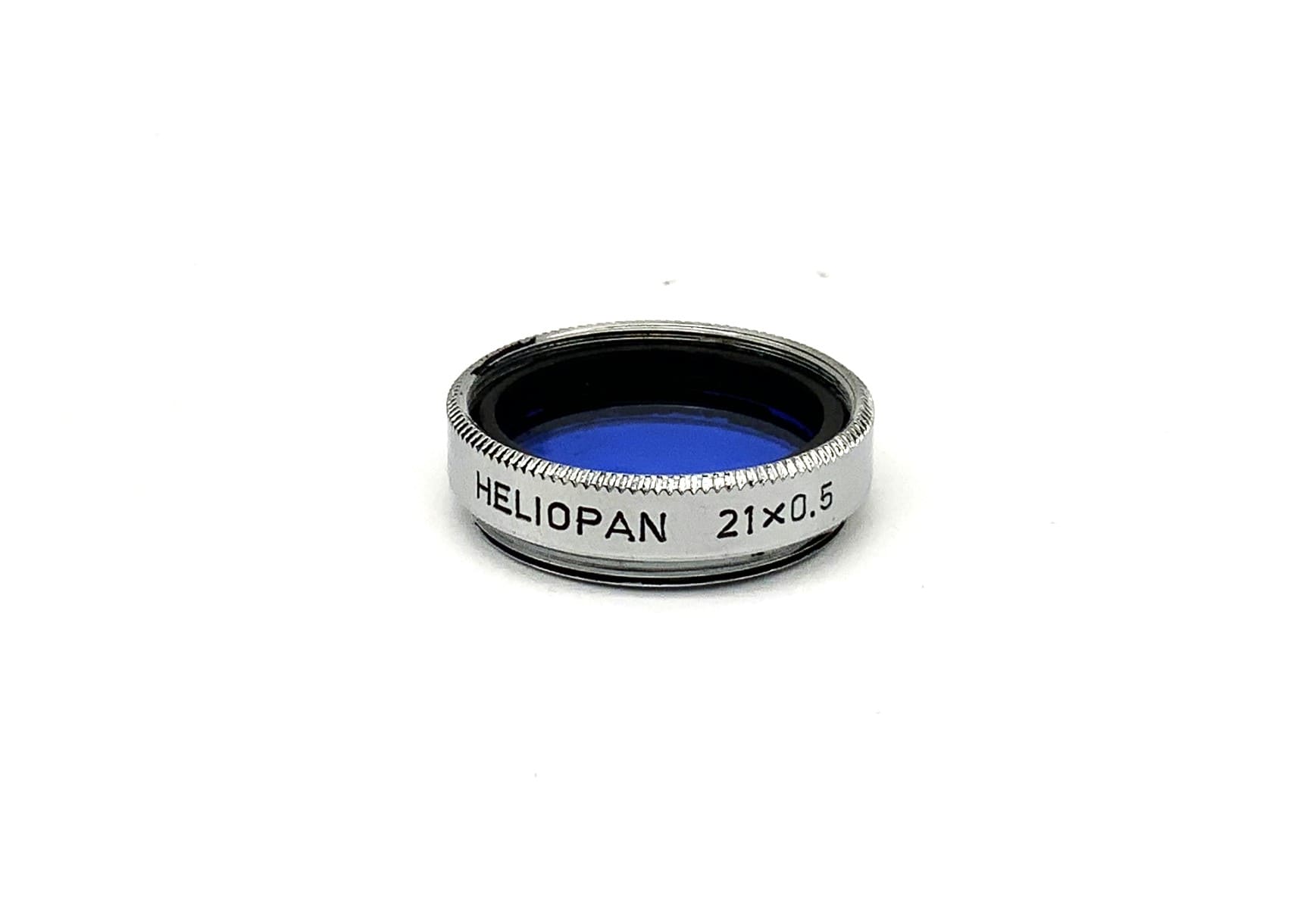 Heliopan blue color filter 21x0.5 mm, circular filter thread