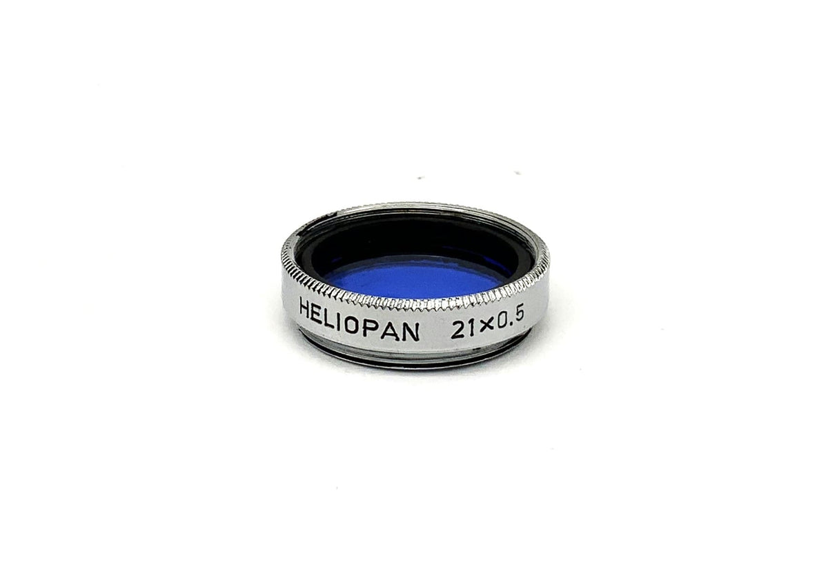 Heliopan Farbfilter blau/blue 21x0,5 Filter 21mm Kreisförmig Filtergewinde