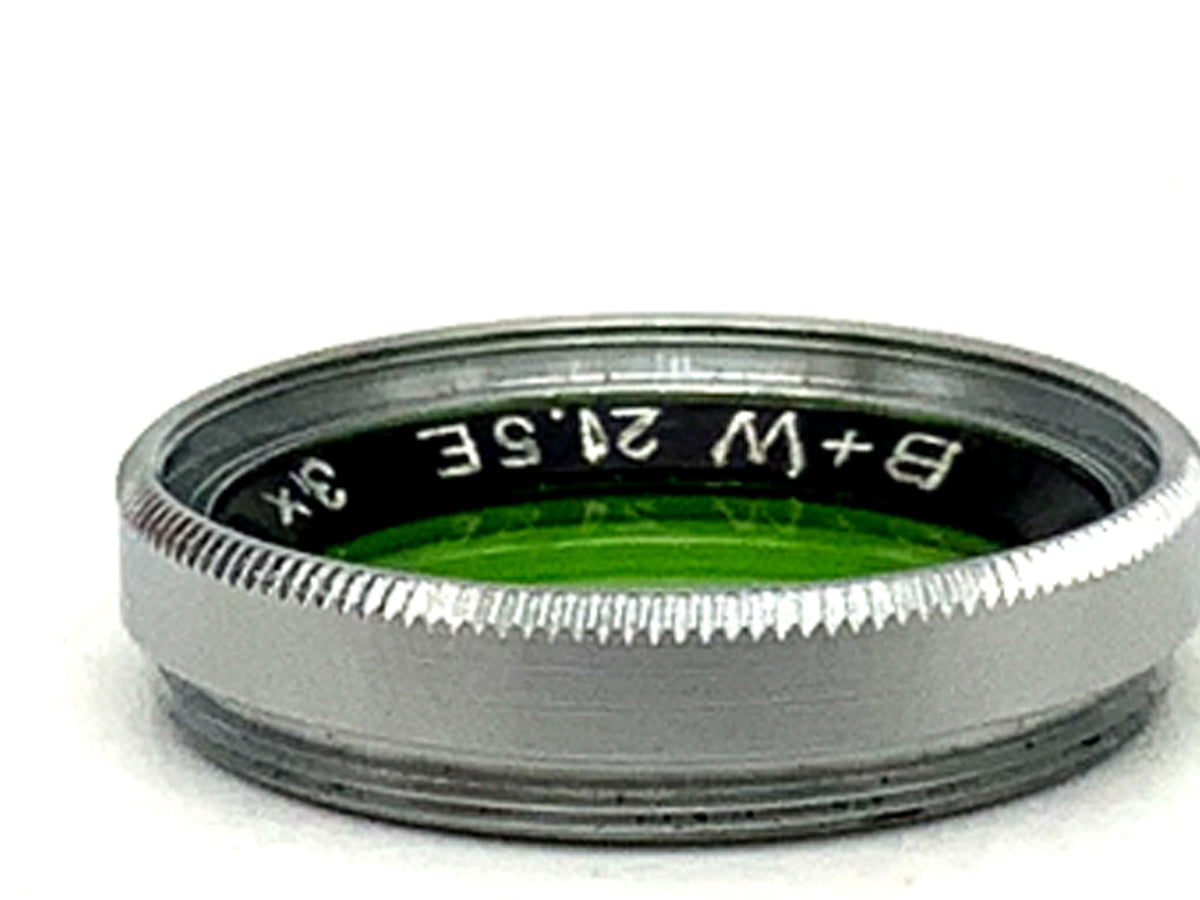 B+W Farbfilter 21,5E grün/green 3x Filter 21,5mm Kreisförmig Filtergewinde