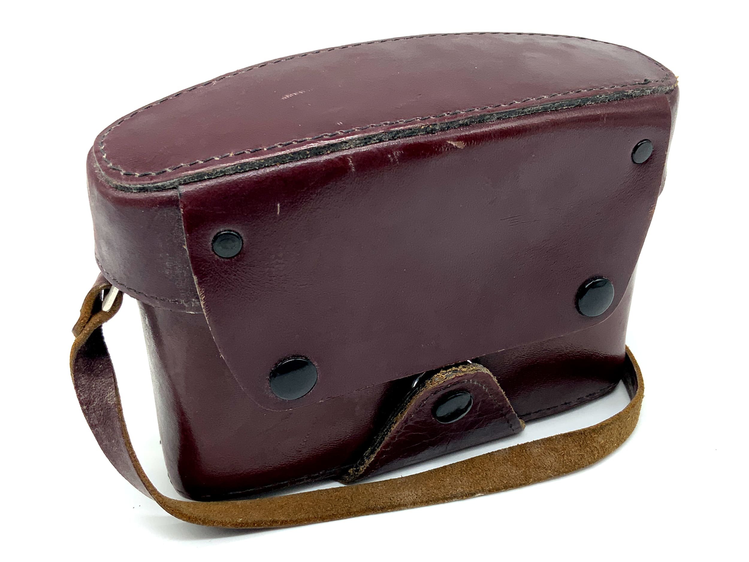 Leitz 14504 Bereitschaftstasche rot Leder für Leica Leicaflex SL 2 bordeaux