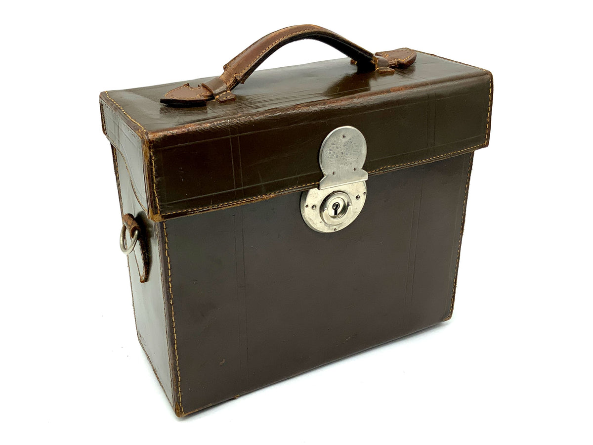 Voigtländer Stereflektoskop Bereitschaftstasche braun Ledertasche Case