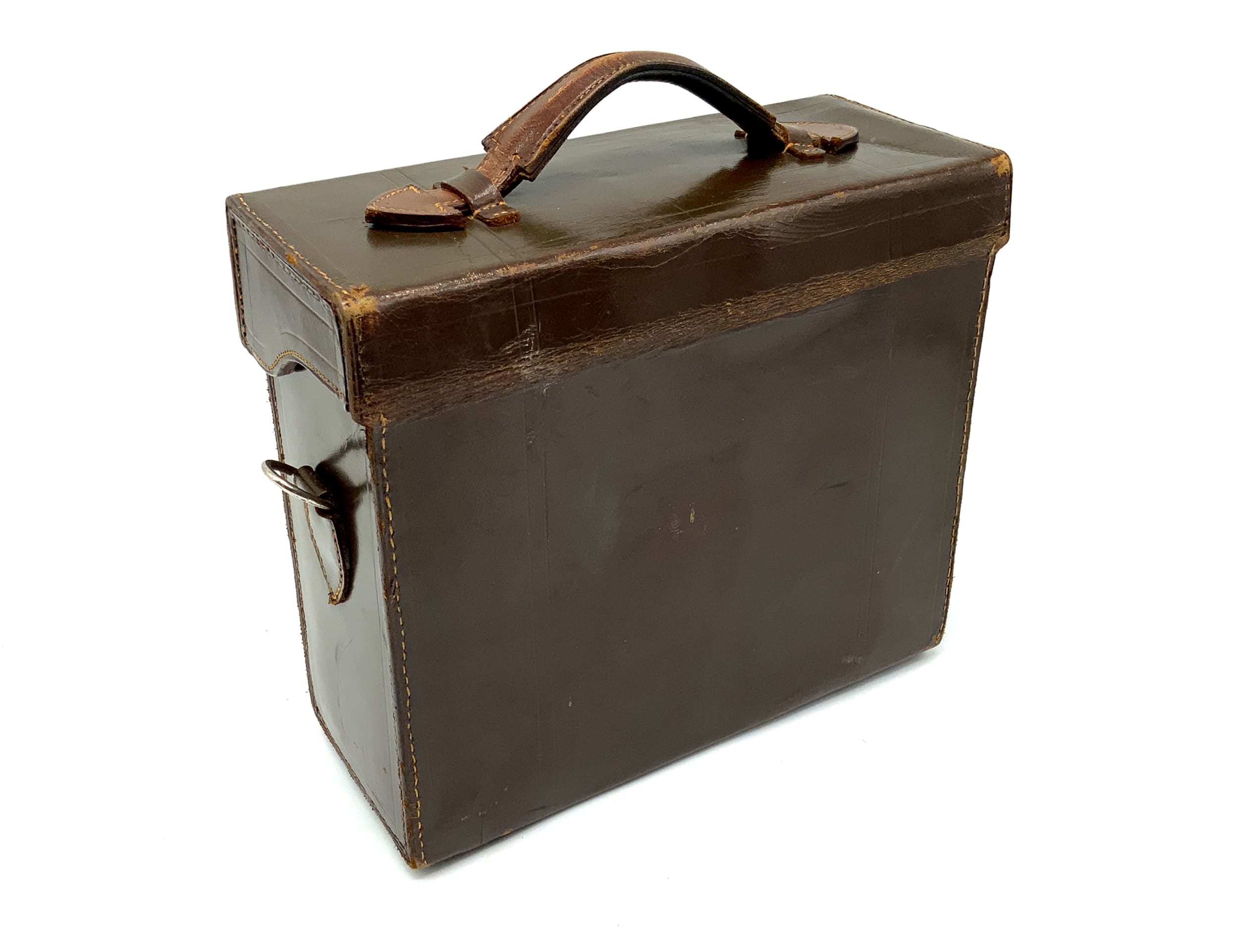 Voigtländer Stereflektoskop Bereitschaftstasche braun Ledertasche Case