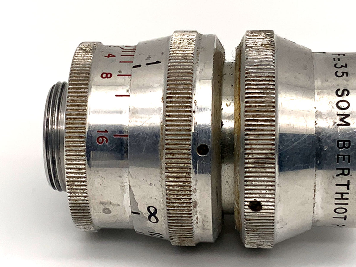 Som Berthiot Cinor B 35mm 1:2 Objektiv Festbrennweite (D-Mount) Nebel!
