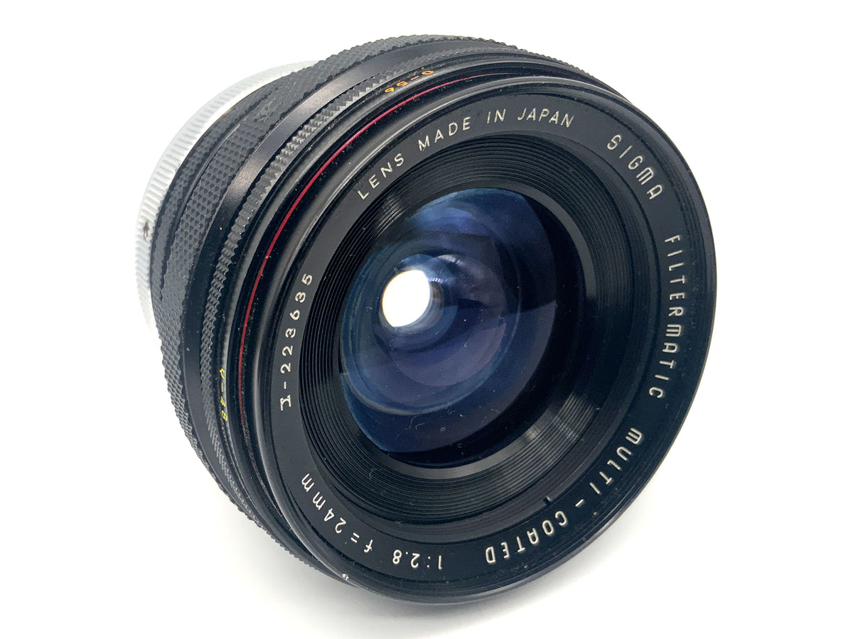 Sigma MC 24mm 1:2.8 Objektiv Festbrennweite (Canon FD) Nebel!