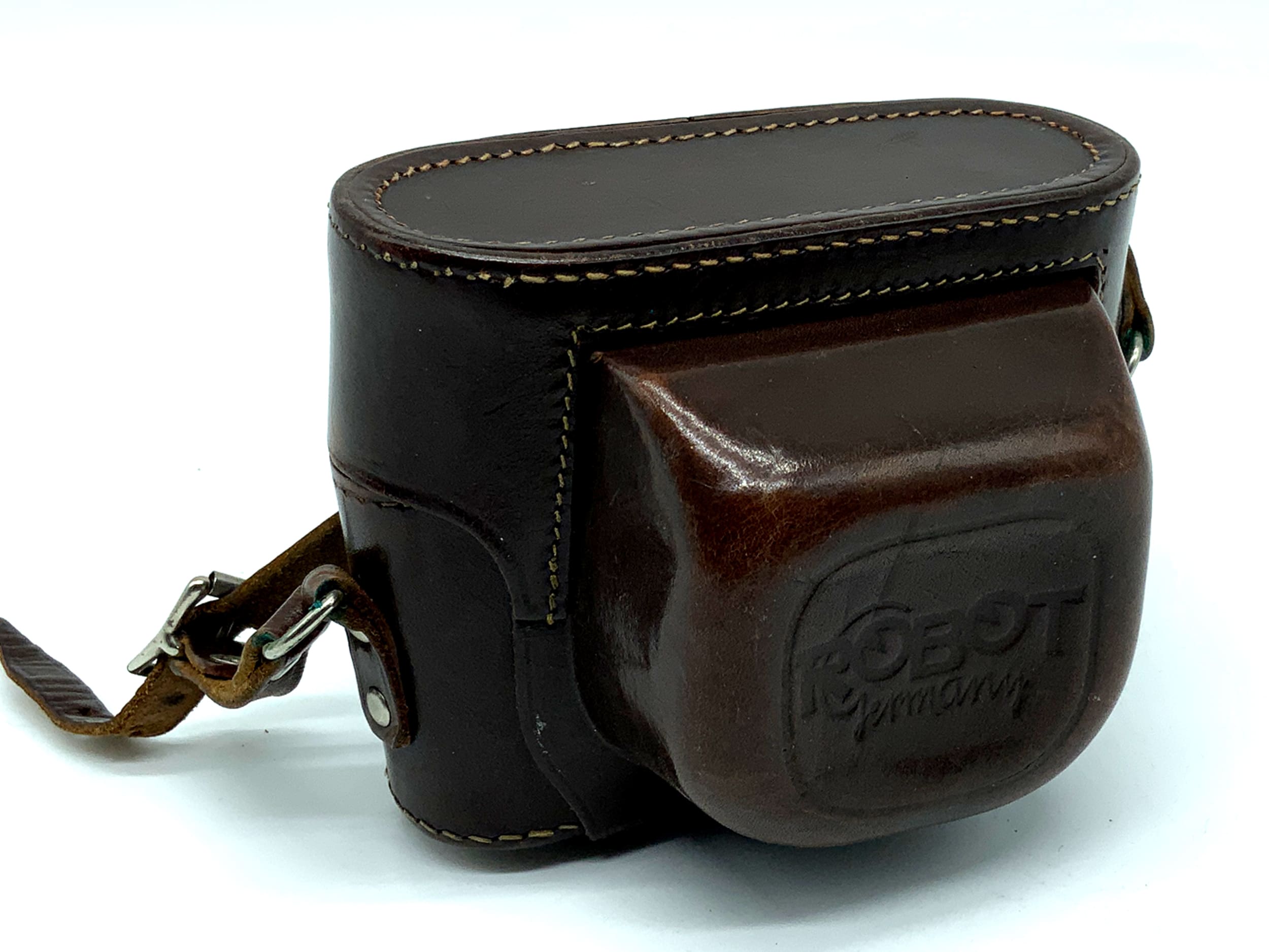 Berning Robot II Bereitschaftstasche braun Leder Case Tasche Fototasche