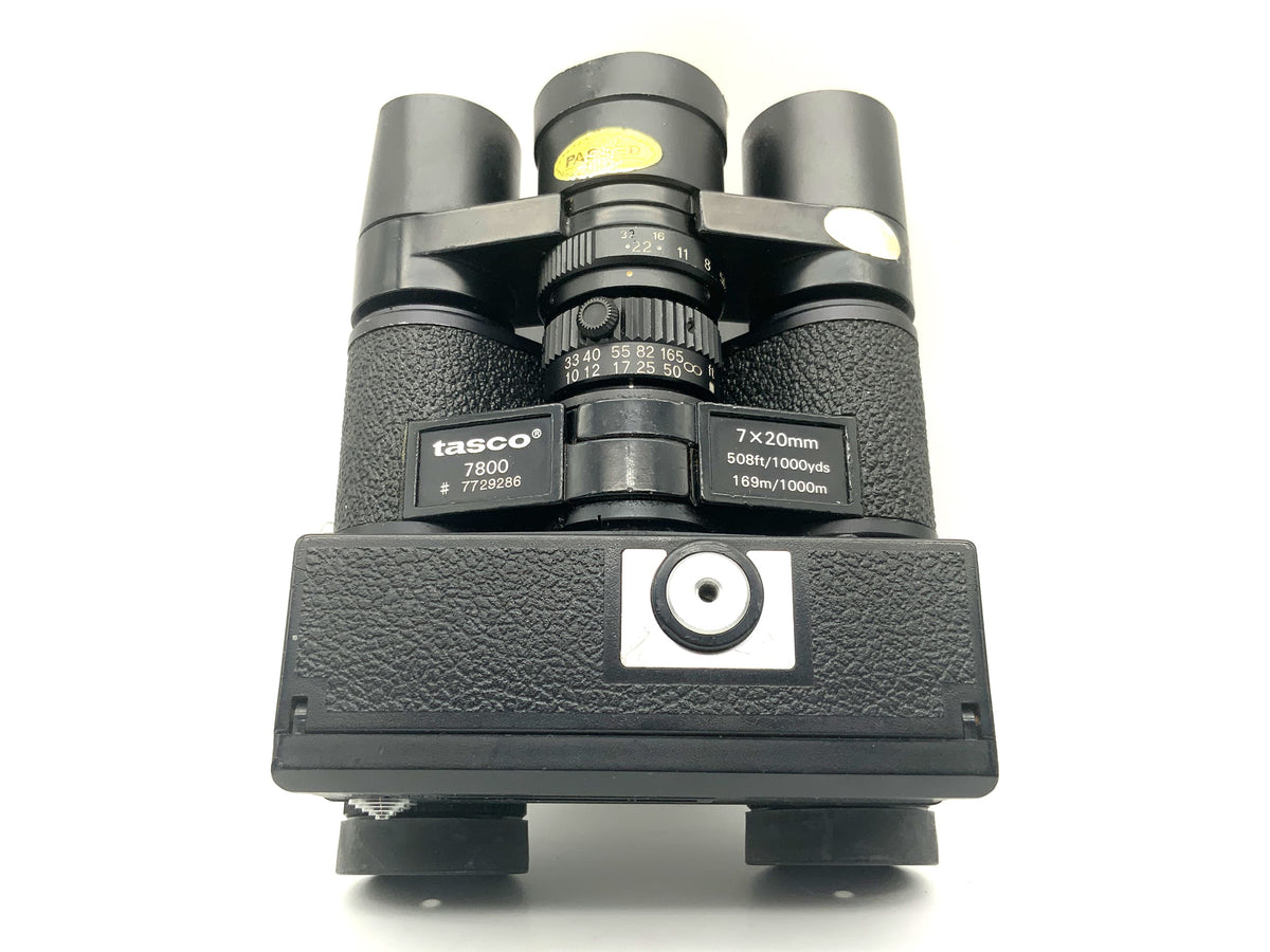 Jumelles Tasco 7x20, caméra binoculaire, prisme, lunettes de terrain