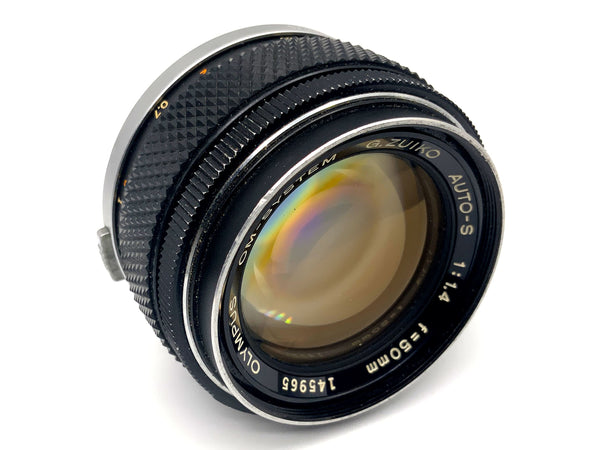 Olympus G.Zuiko Auto-S 50mm 1:1.4 Objektiv Festbrennweite (Olympus OM)