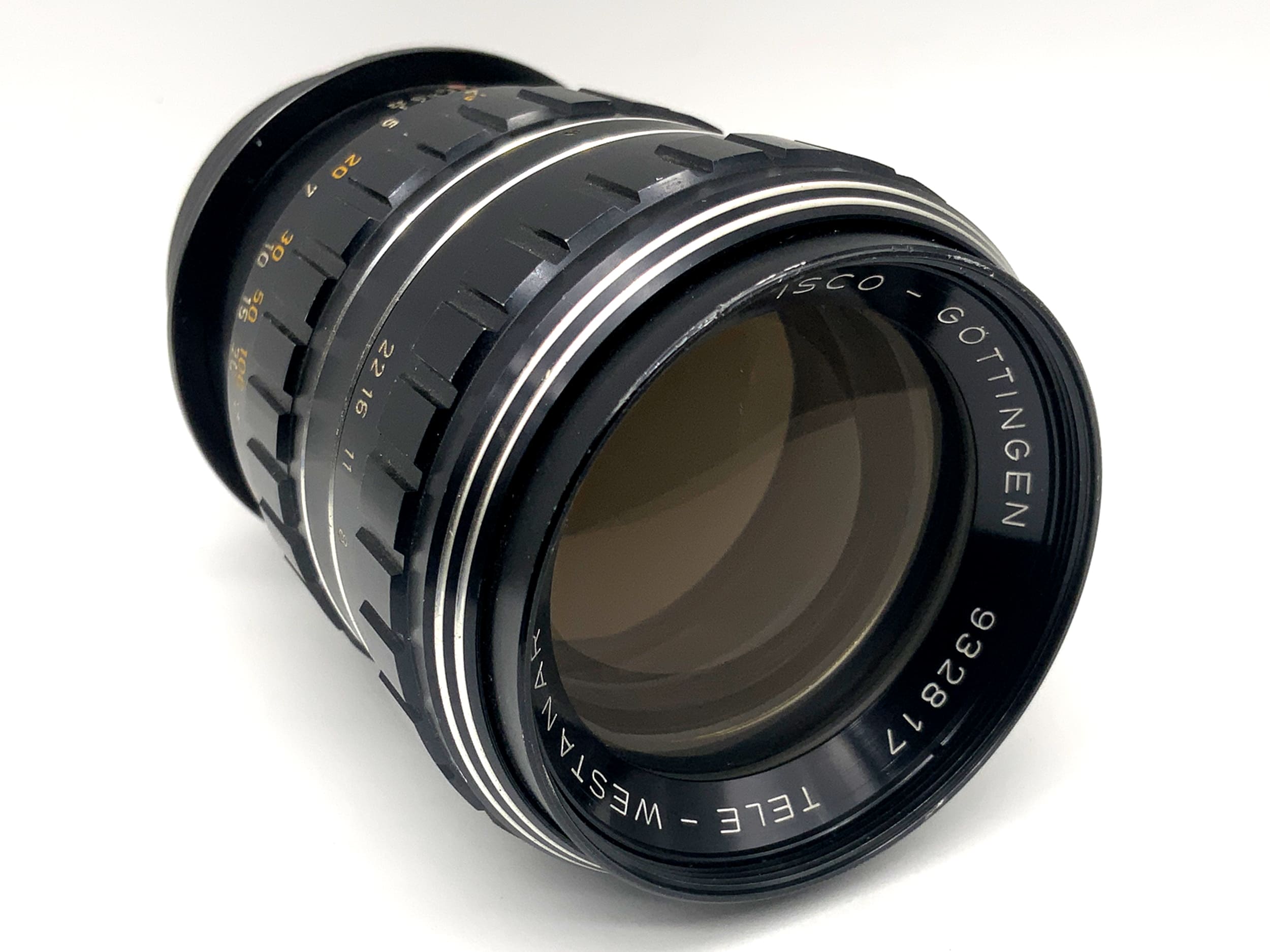 Isco Göttingen 135mm 1:3.5 Objektiv Tele Westanar Festbrennweite (Praktina)