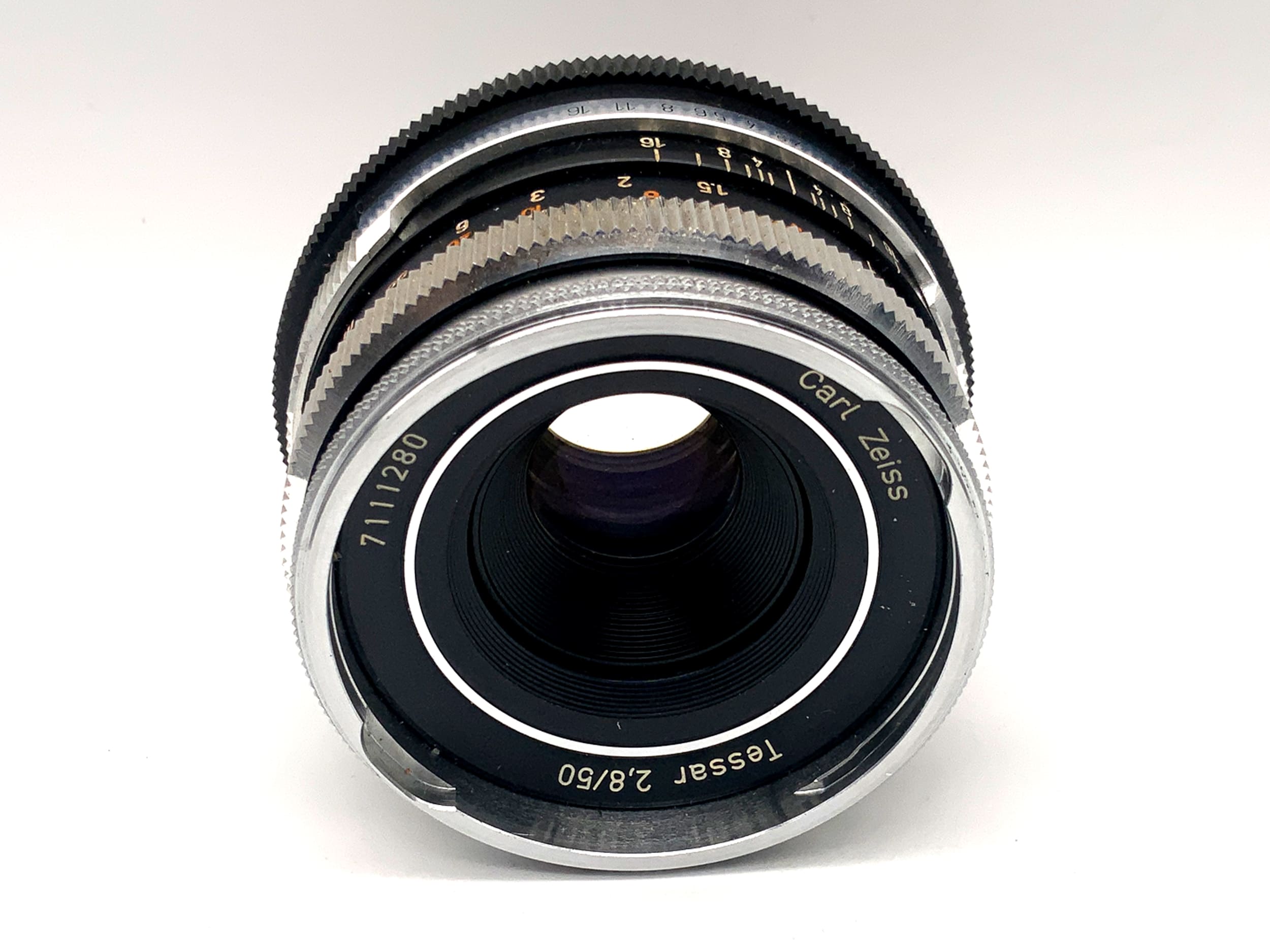 Carl Zeiss 50mm 1:2.8 Objektiv Tessar Festbrennweite (Icarex BM)