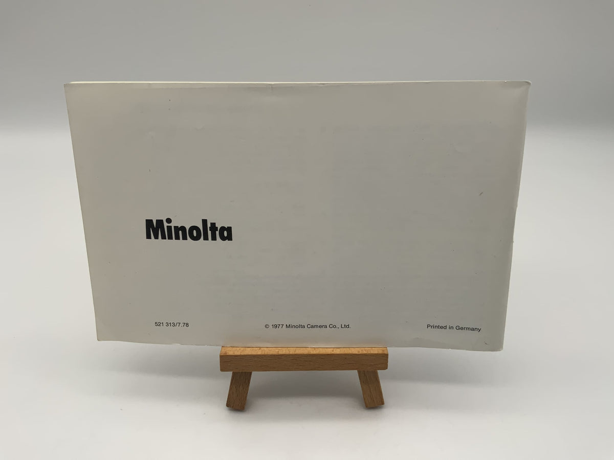 Minolta XG-2 Bedienungsanleitung