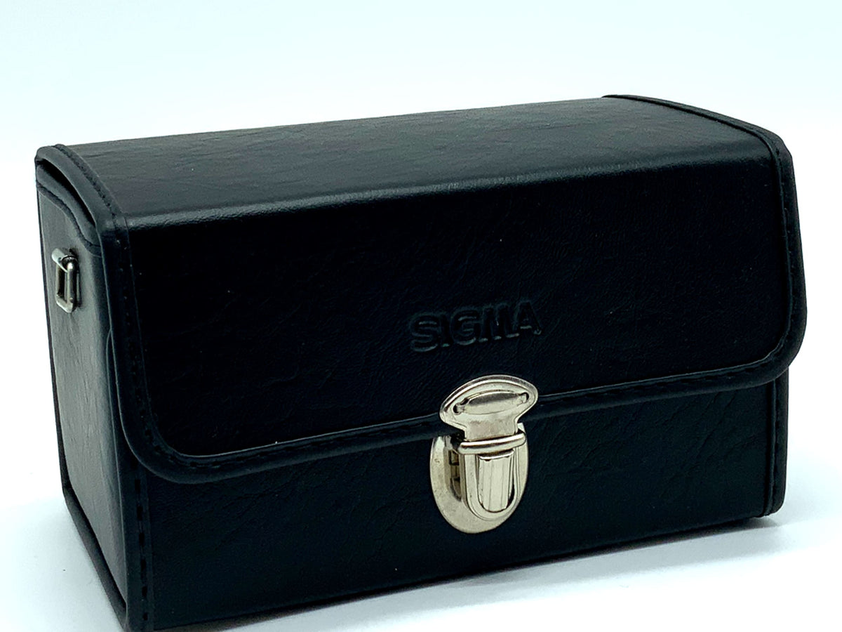 Sigma HC-5 Köcher schwarz Leder Case Hartschale DL Zoom 75-300mm 1:4-5.6 Macro
