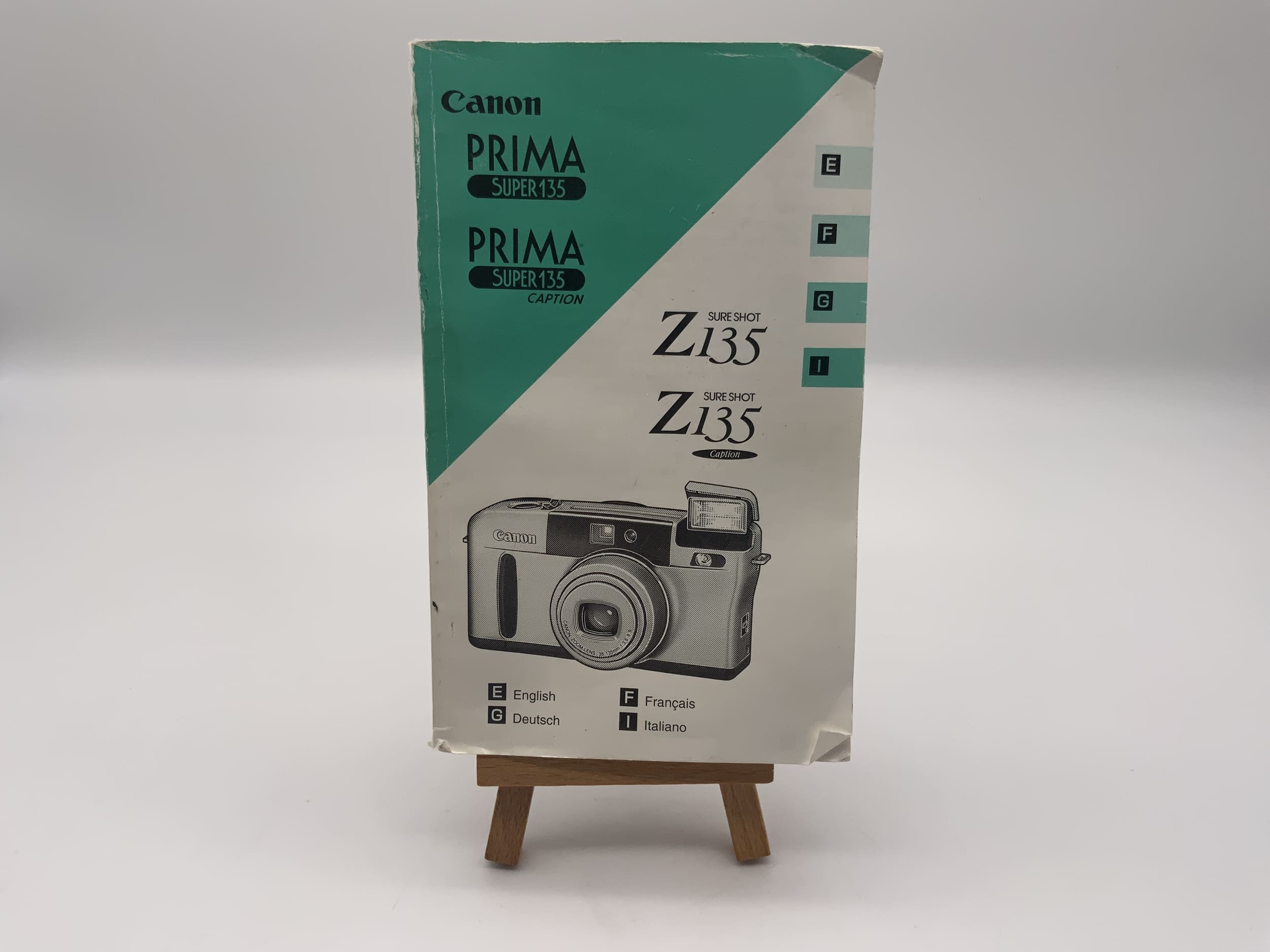 Canon Prima Super 135 Sure Shot Z135 Bedienungsanleitung