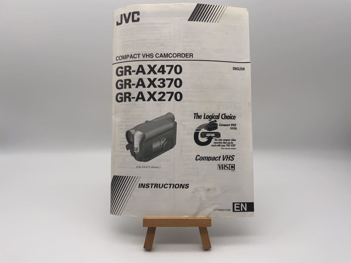 Manuel d'utilisation JVC GR-AX470 AX 370 / AX 270