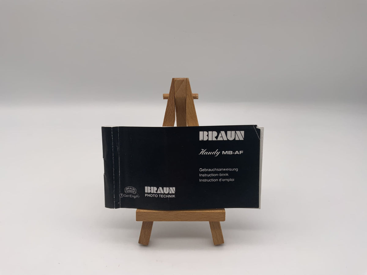Manuel d'utilisation du téléphone portable Braun MB-AF
