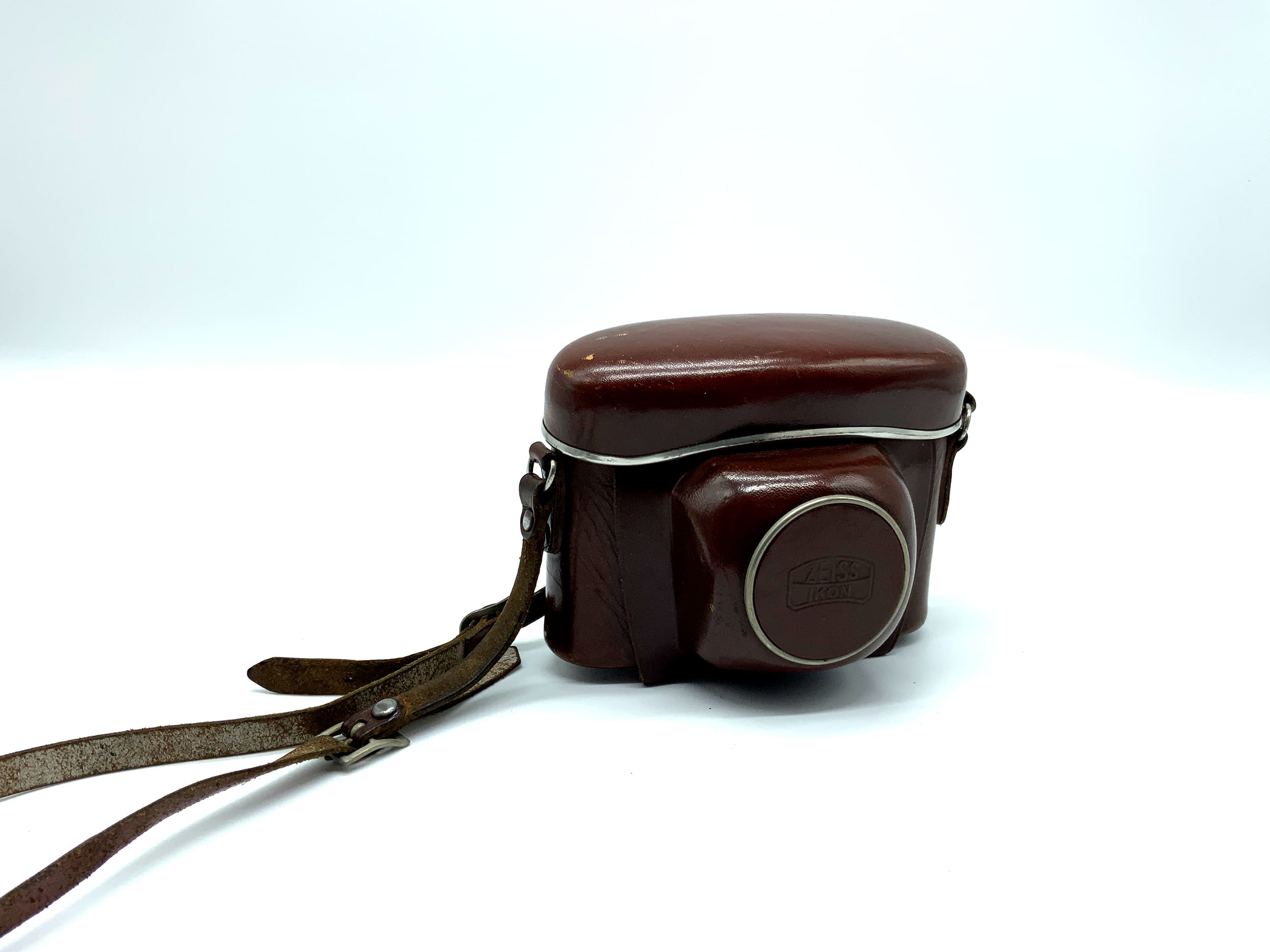 Zeiss Ikon Contina Bereitschaftstasche braun Leder Case 1284/24 Tasche