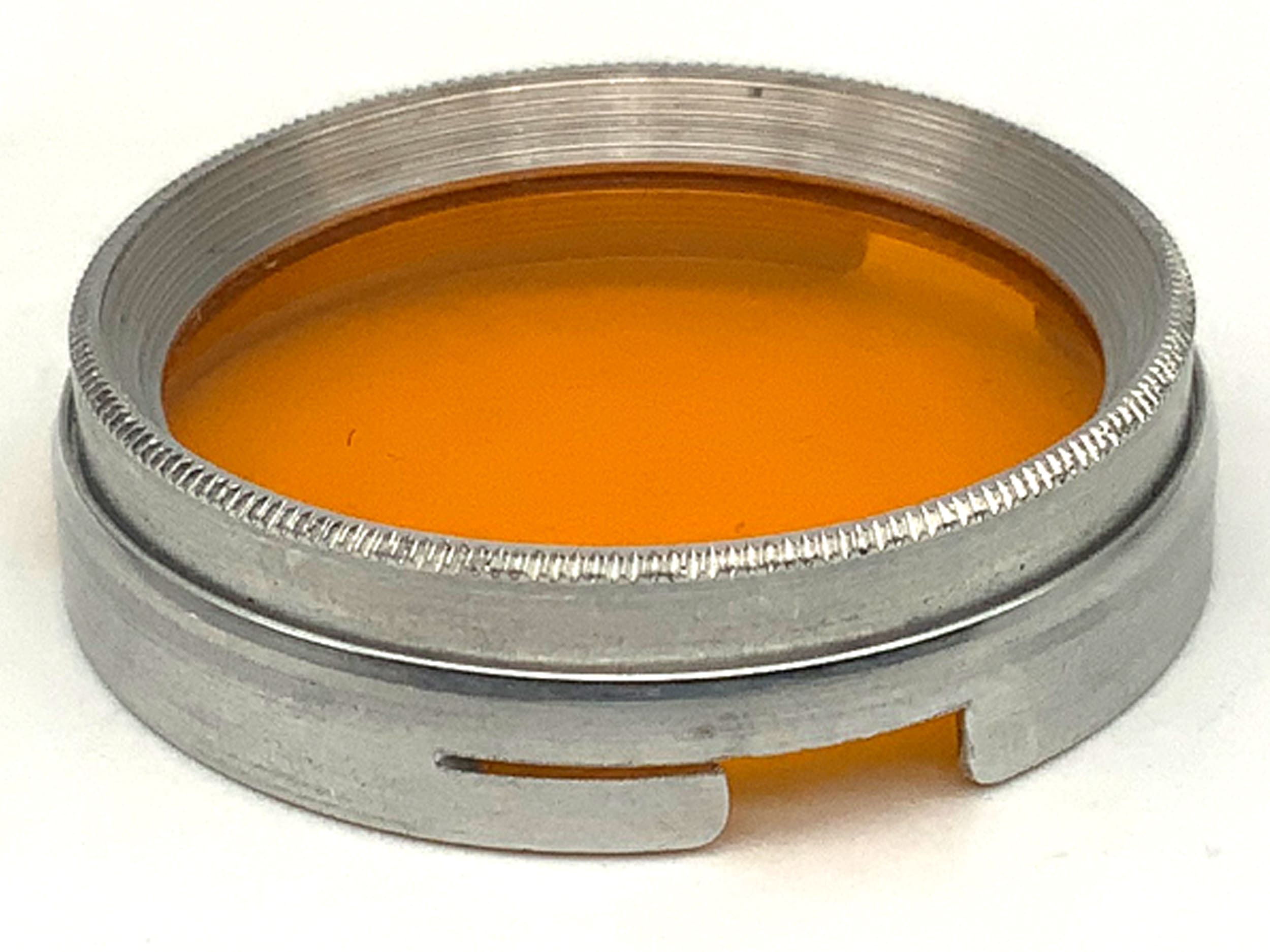 Arnz Jena Farbfilter orange Steckfilter Slip On Filter 32mm Kreisförmig