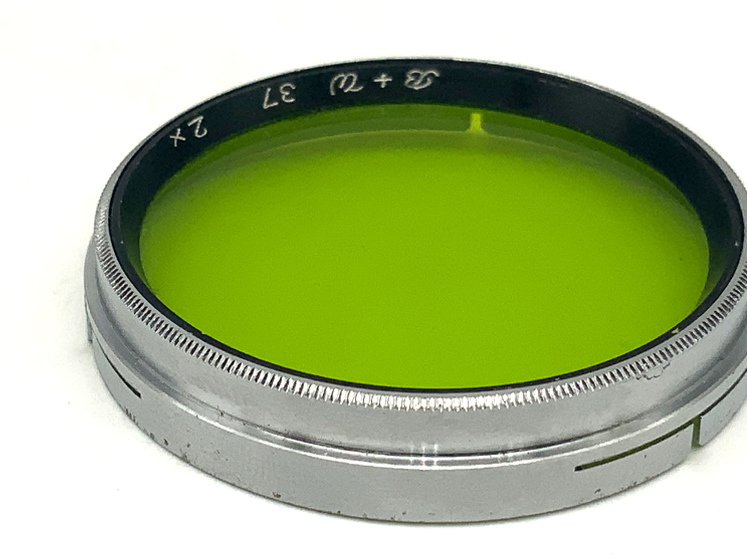 B+W Farbfilter grün/green 2x Steckfilter Slip On Filter 37mm Kreisförmig