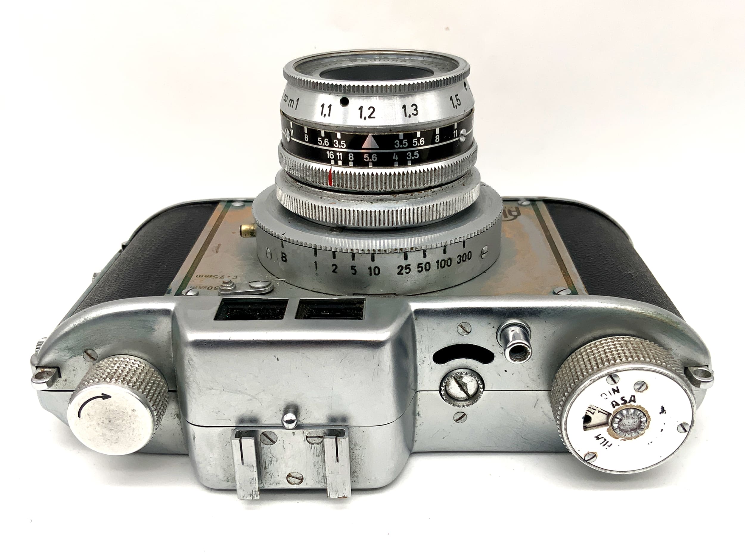 Aka Rette Sucherkamera mit Schneider-Kreuznach Radionar f3,5/50mm Prontor-S
