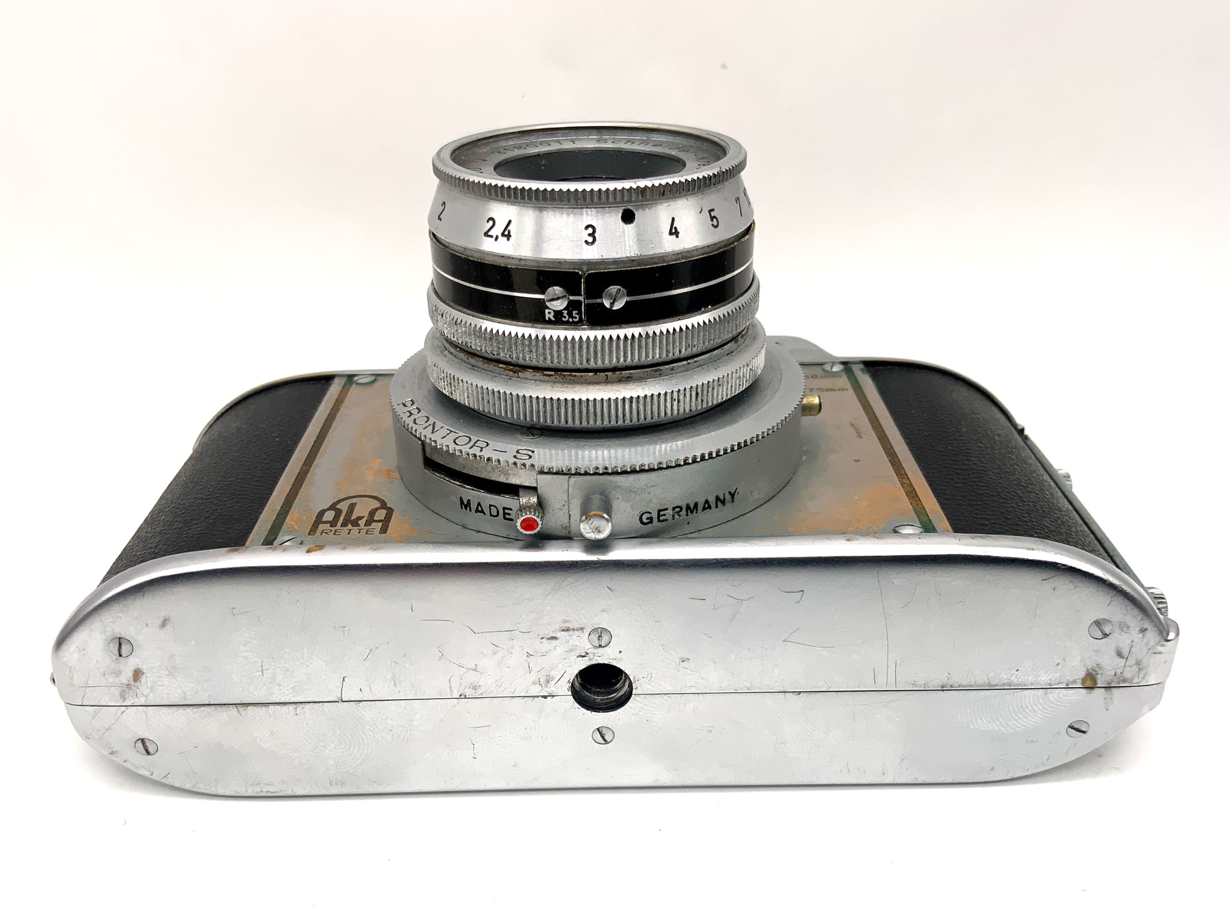 Aka Rette Sucherkamera mit Schneider-Kreuznach Radionar f3,5/50mm Prontor-S