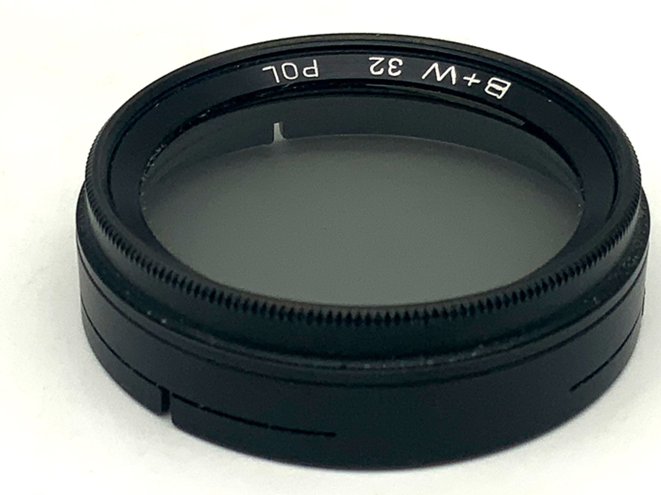 B+W Polfilter circular Steckfilter Slip On Filter 32mm Kreisförmig