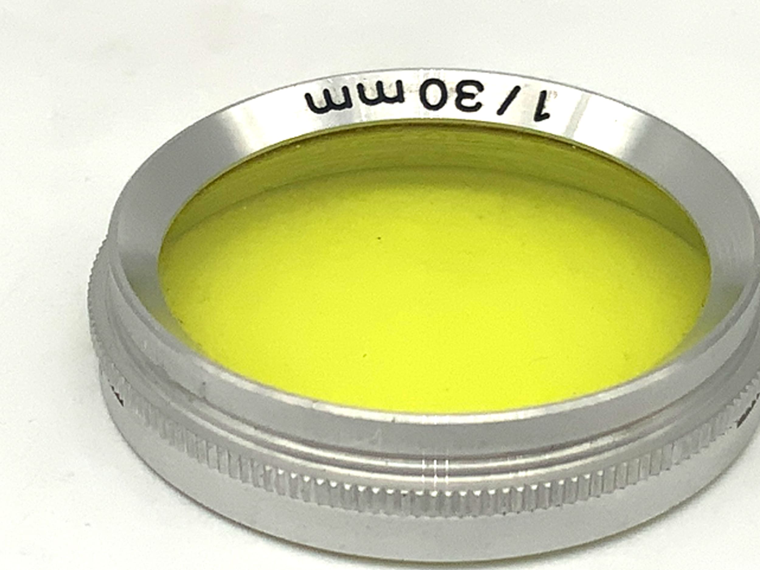 Agfa Farbfilter 1/30 gelb/yellow Steckfilter Slip On Filter 30mm Kreisförmig