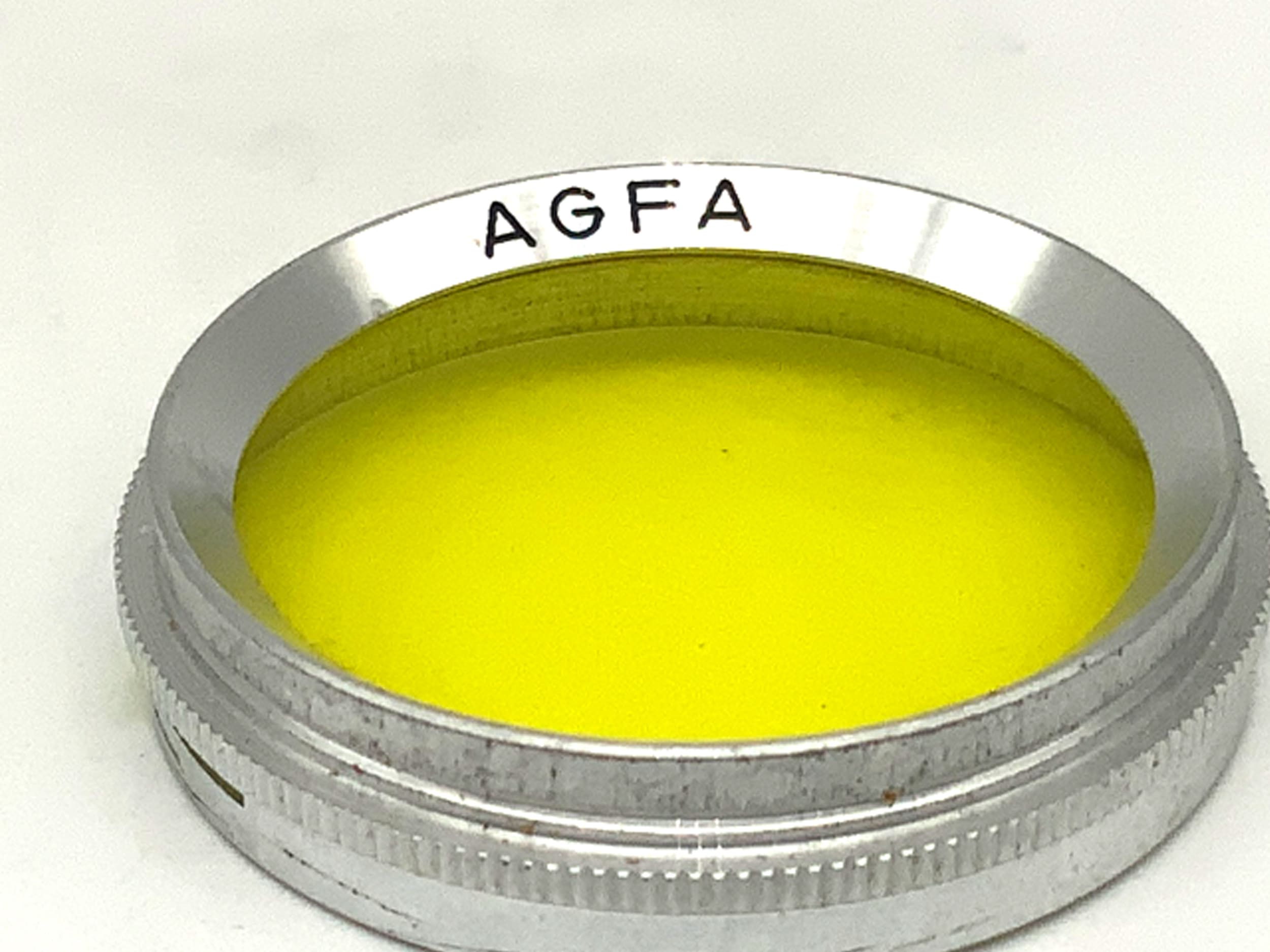 Agfa Farbfilter 2/30 gelb/yellow Steckfilter Slip On Filter 30mm Kreisförmig