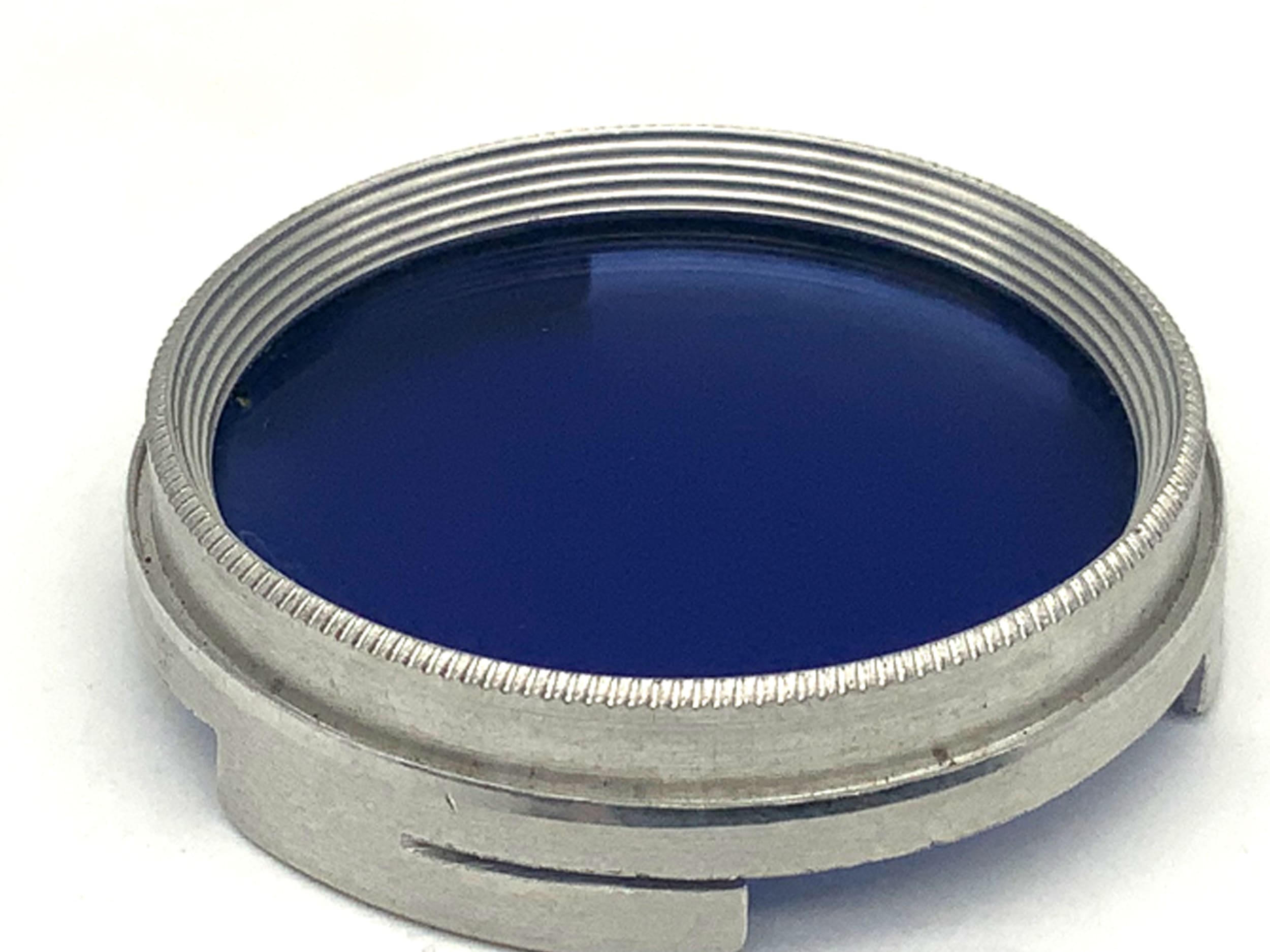 Arnz Jena Farbfilter blau/ blue Steckfilter Slip On Filter 30mm Kreisförmig