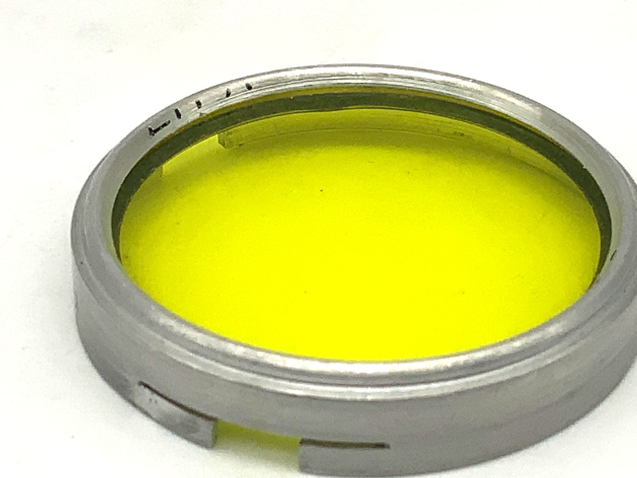 Filtre jaune Panchromar, filtre à enfiler, circulaire de 30 mm