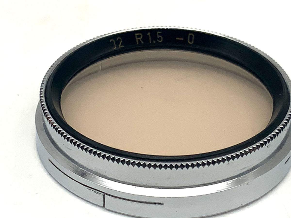Korrekturfilter R 1.5 -0 Steckfilter Slip On Filter 32mm Kreisförmig