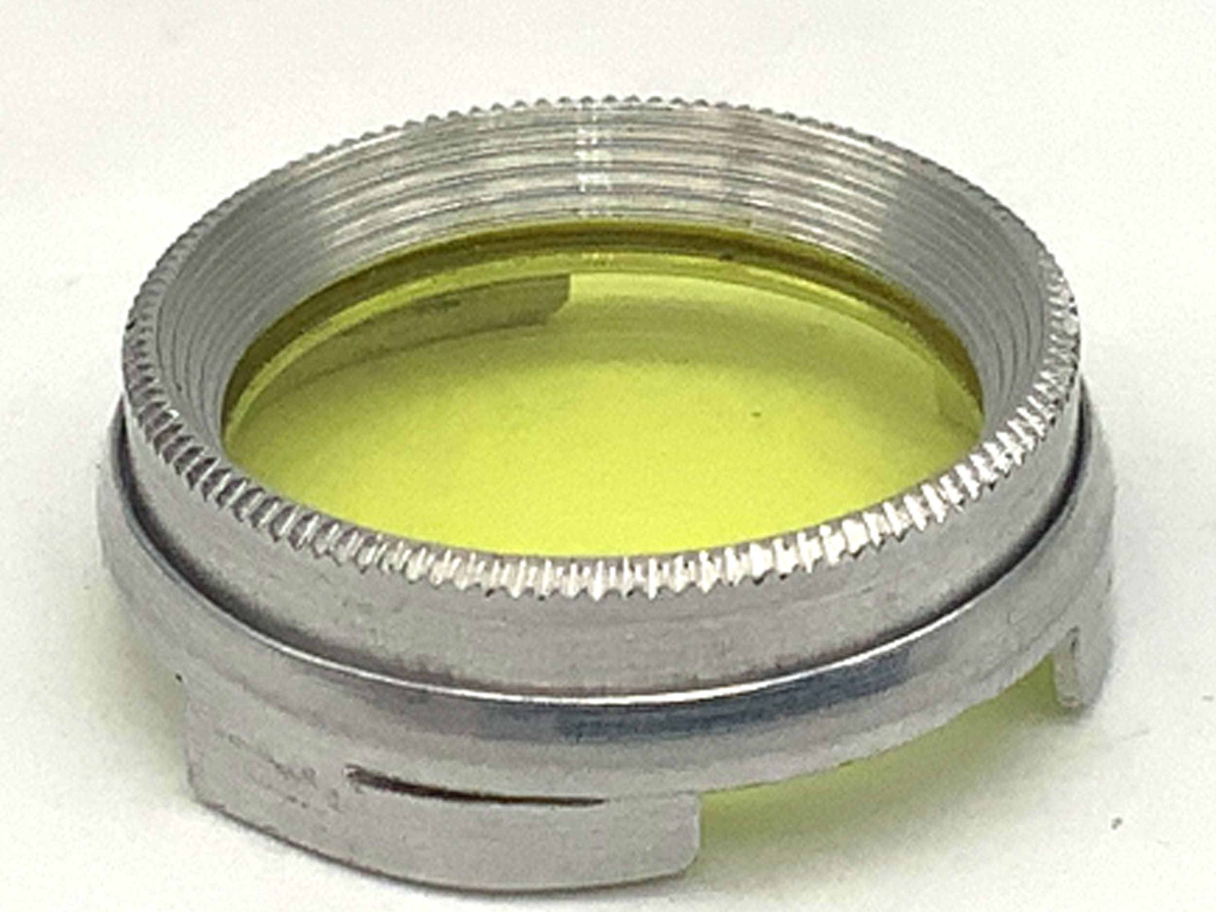 Panchromar Farbfilter gelb/yellow Steckfilter Slip On Filter 19mm Kreisförmig
