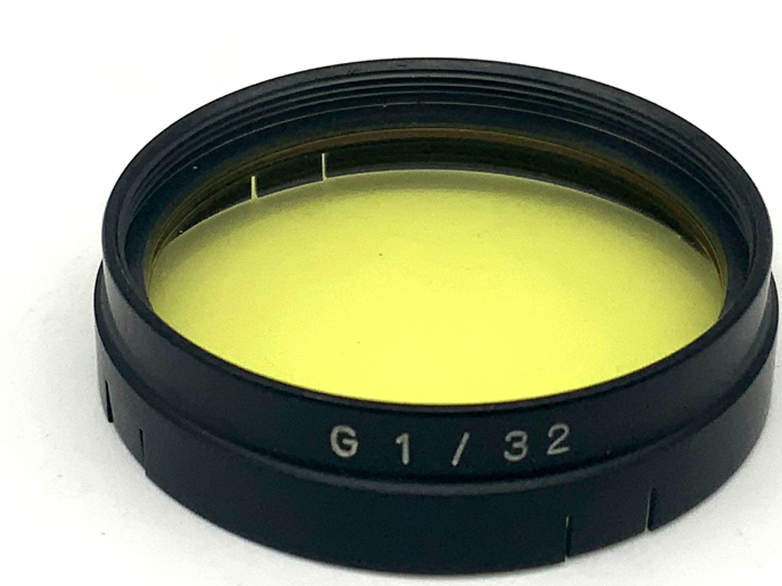 Carl Zeiss Jena Farbfilter gelb/yellow G1/32 Steckfilter Slip On Filter 32mm