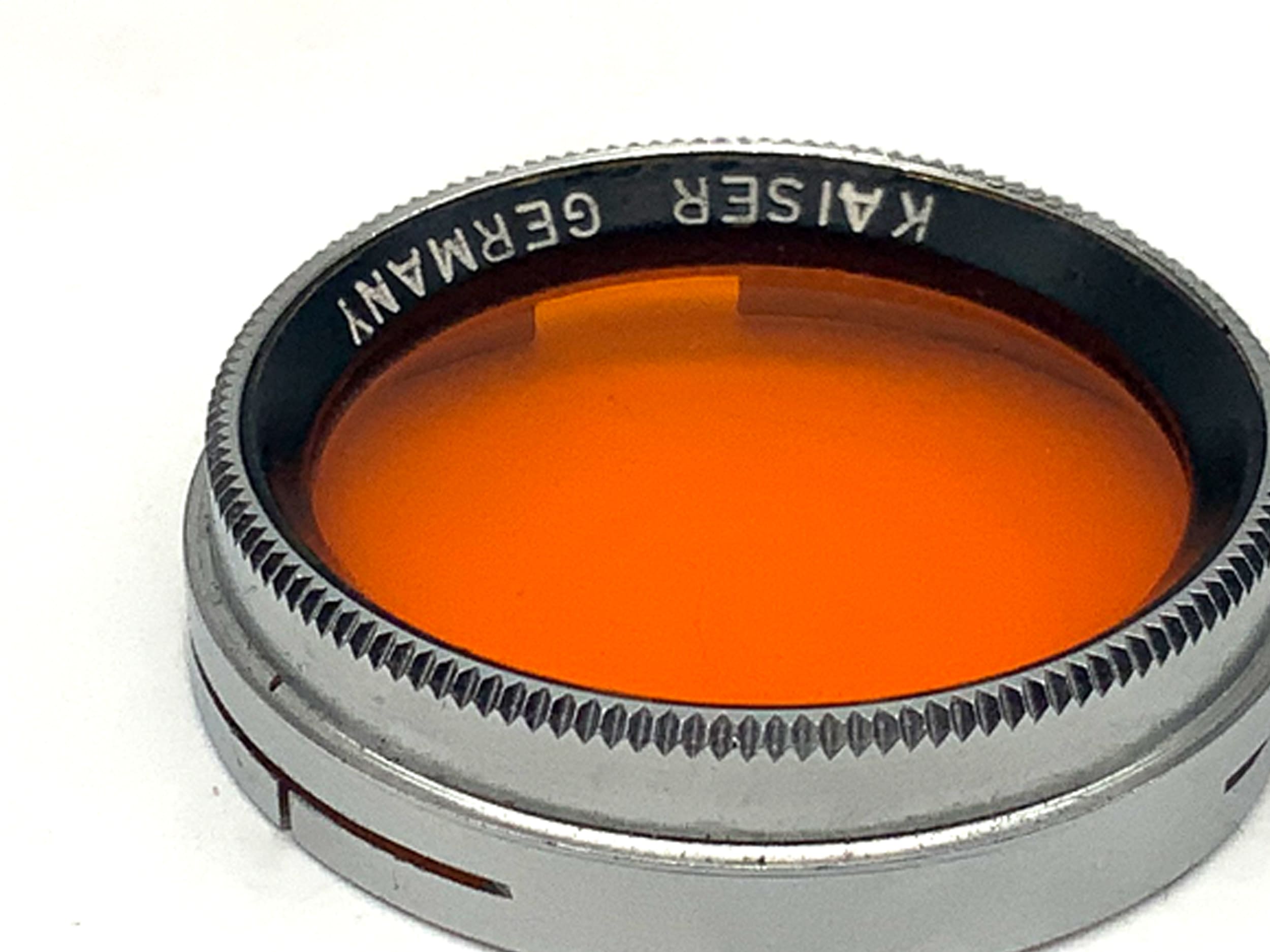 Kaiser Farbfilter orange Steckfilter Slip On Filter 27mm Kreisförmig