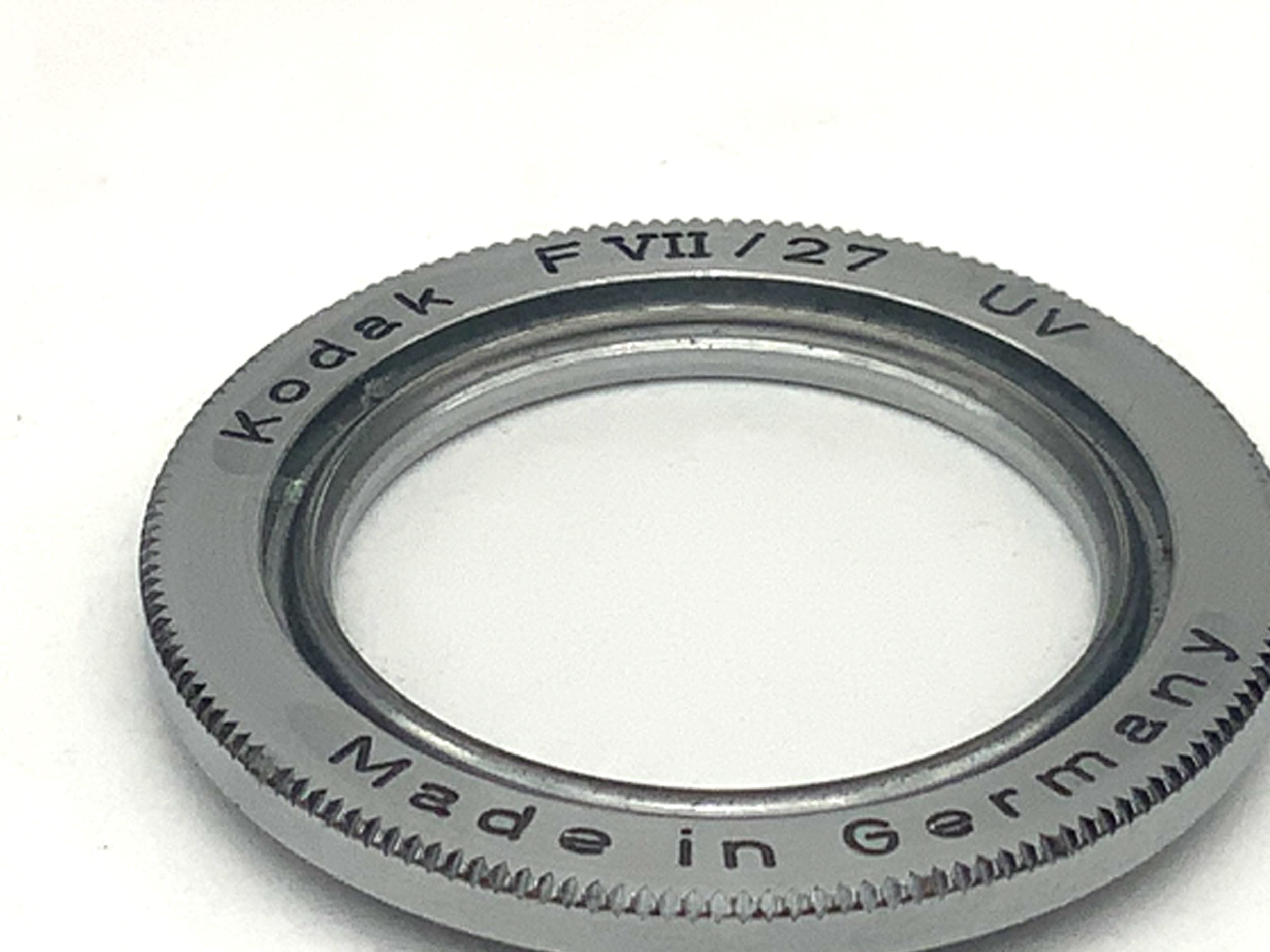Kodak UV F VII/27 Filter 27mm Circular Filter Thread