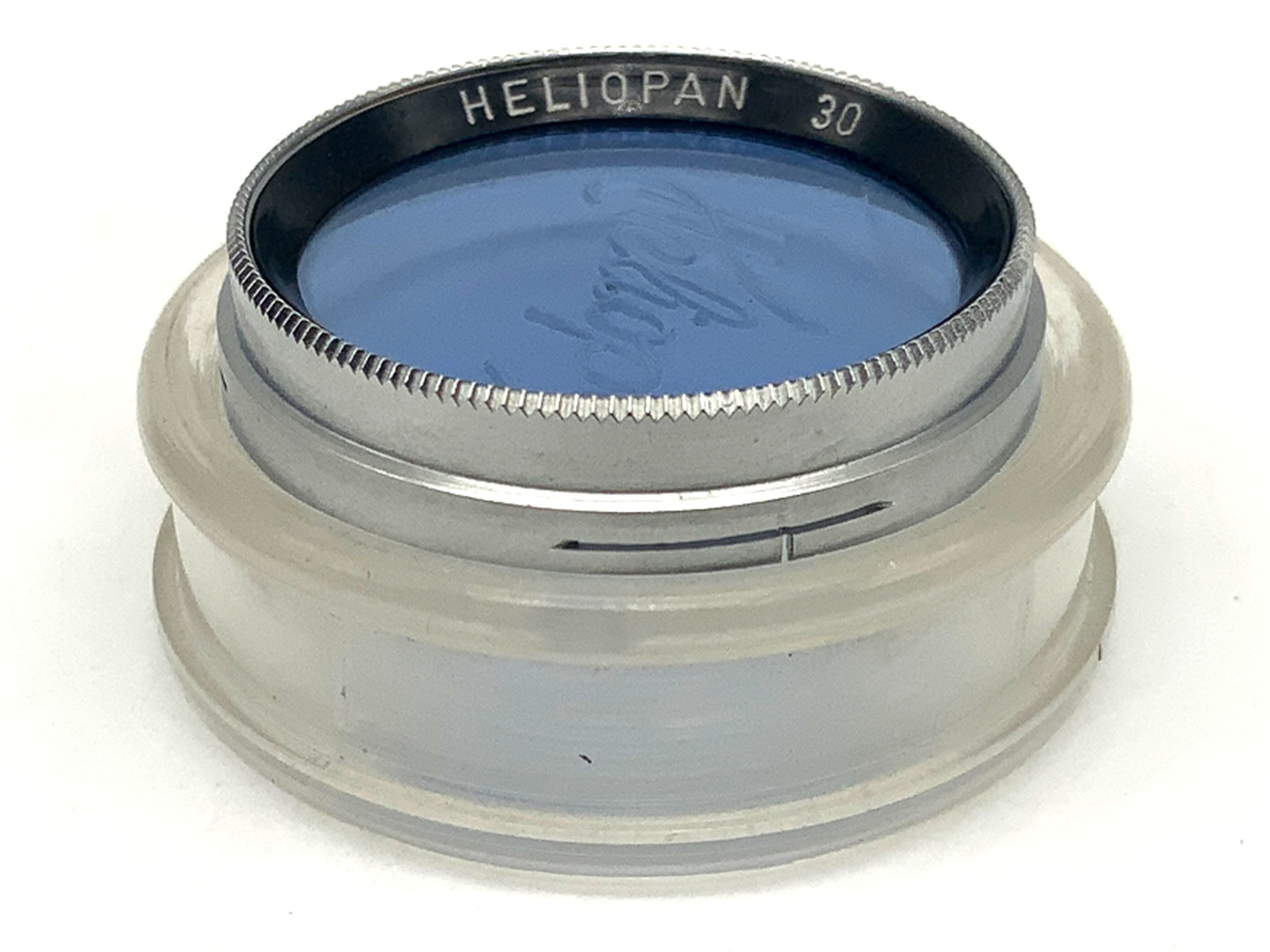 Heliopan Farbfilter blau/ blue Steckfilter Slip On Filter 30mm Kreisförmig