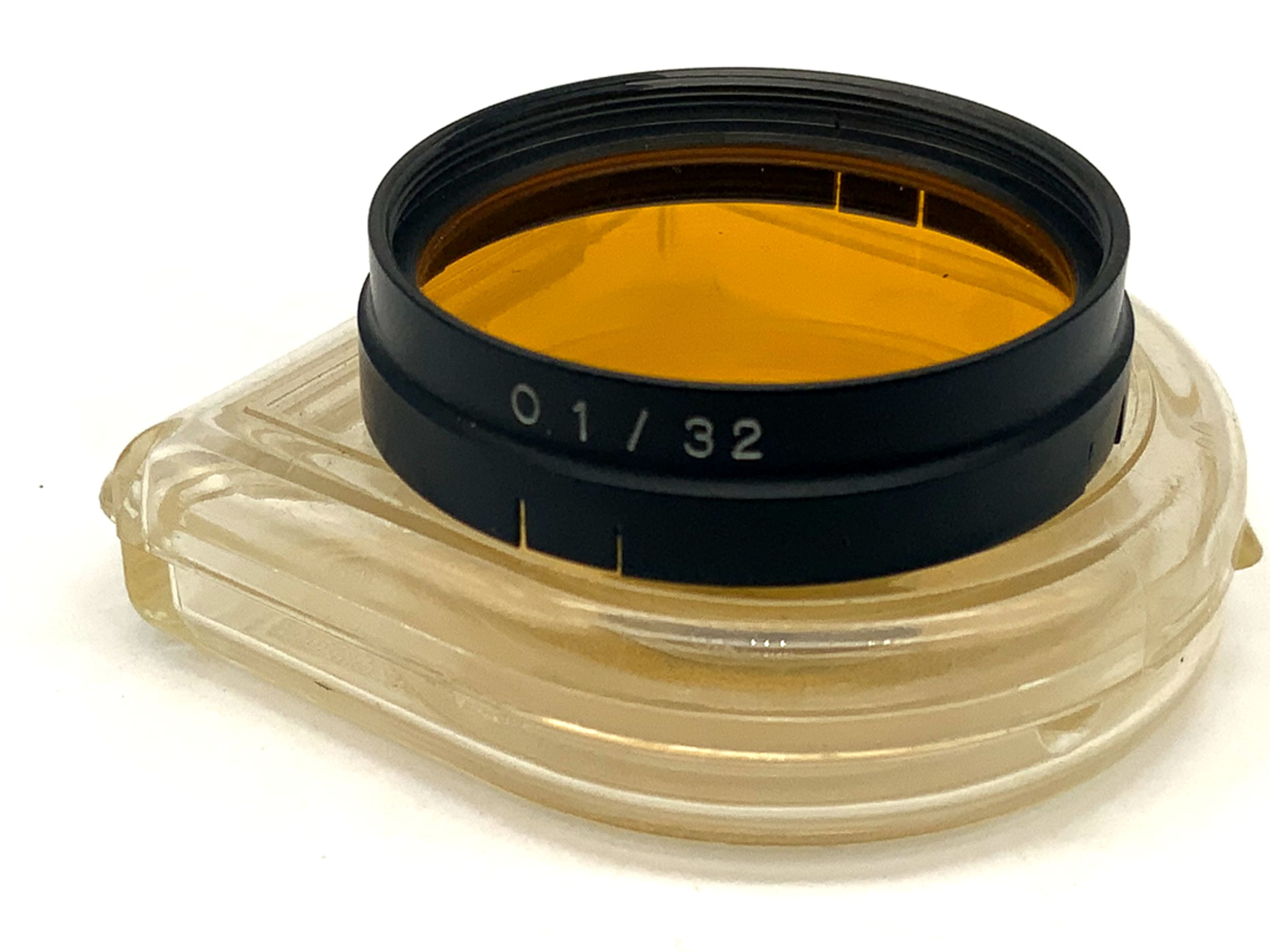 Carl Zeiss Jena Farbfilter orange Steckfilter Slip On Filter 32mm Kreisförmig