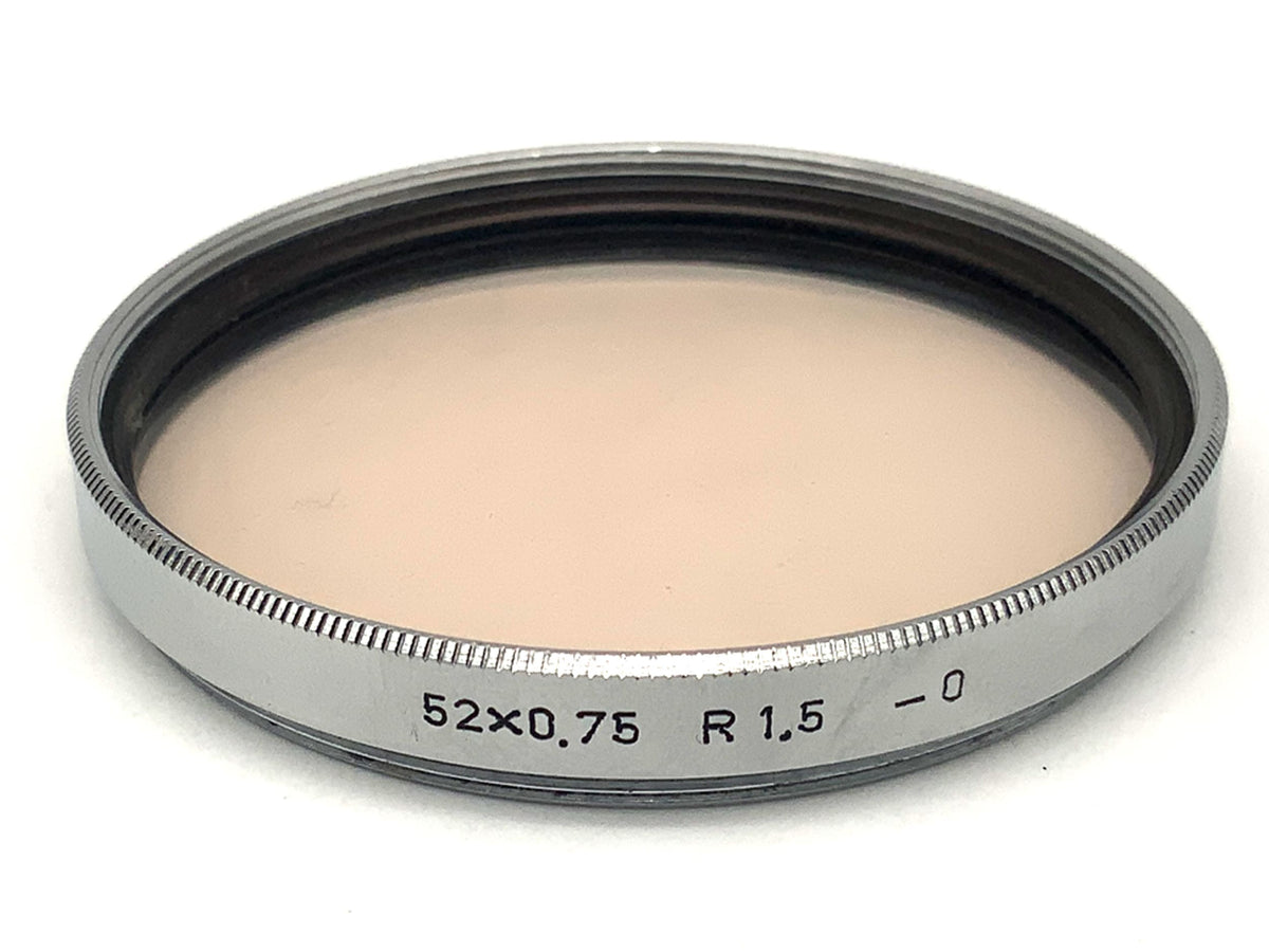 Korrekturfilter 52x0,75 R 1.5 -0 Filter 52mm Kreisförmig Filtergewinde