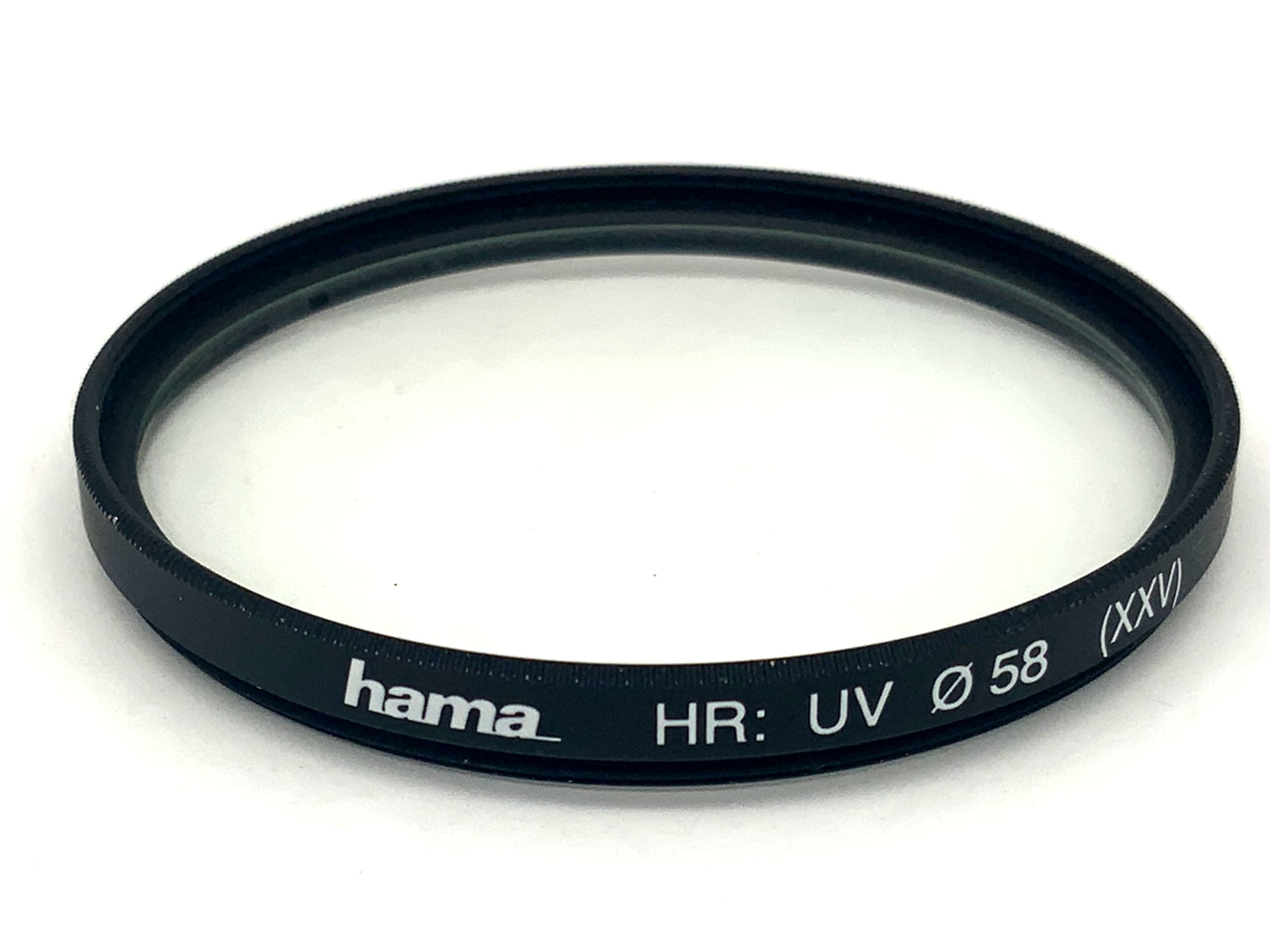 Hama UV HR: UV (XXV) Filter 58mm Kreisförmig Filtergewinde